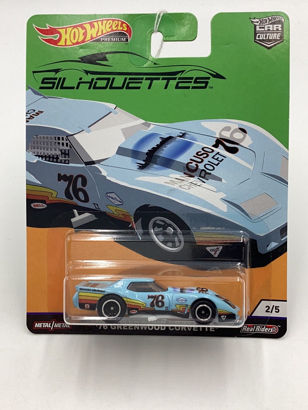 Hot Wheels car culture silhouettes #2 76 Greenwood Corvette