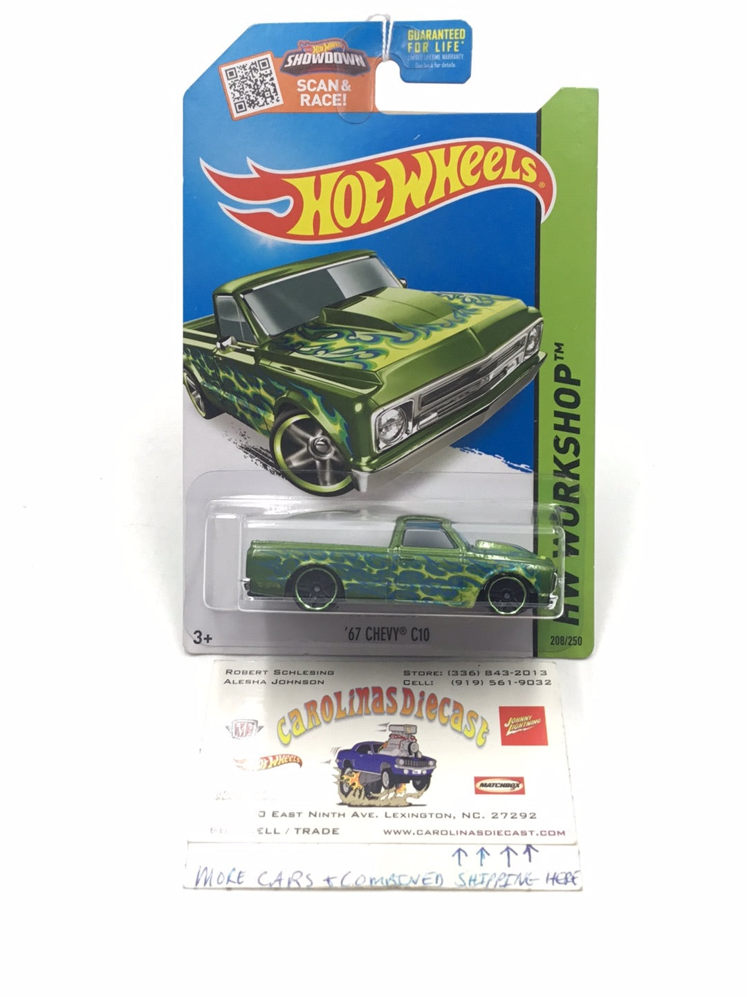 2015 Hot Wheels #208 67 Chevy C10 Kmart Exclusive BB2