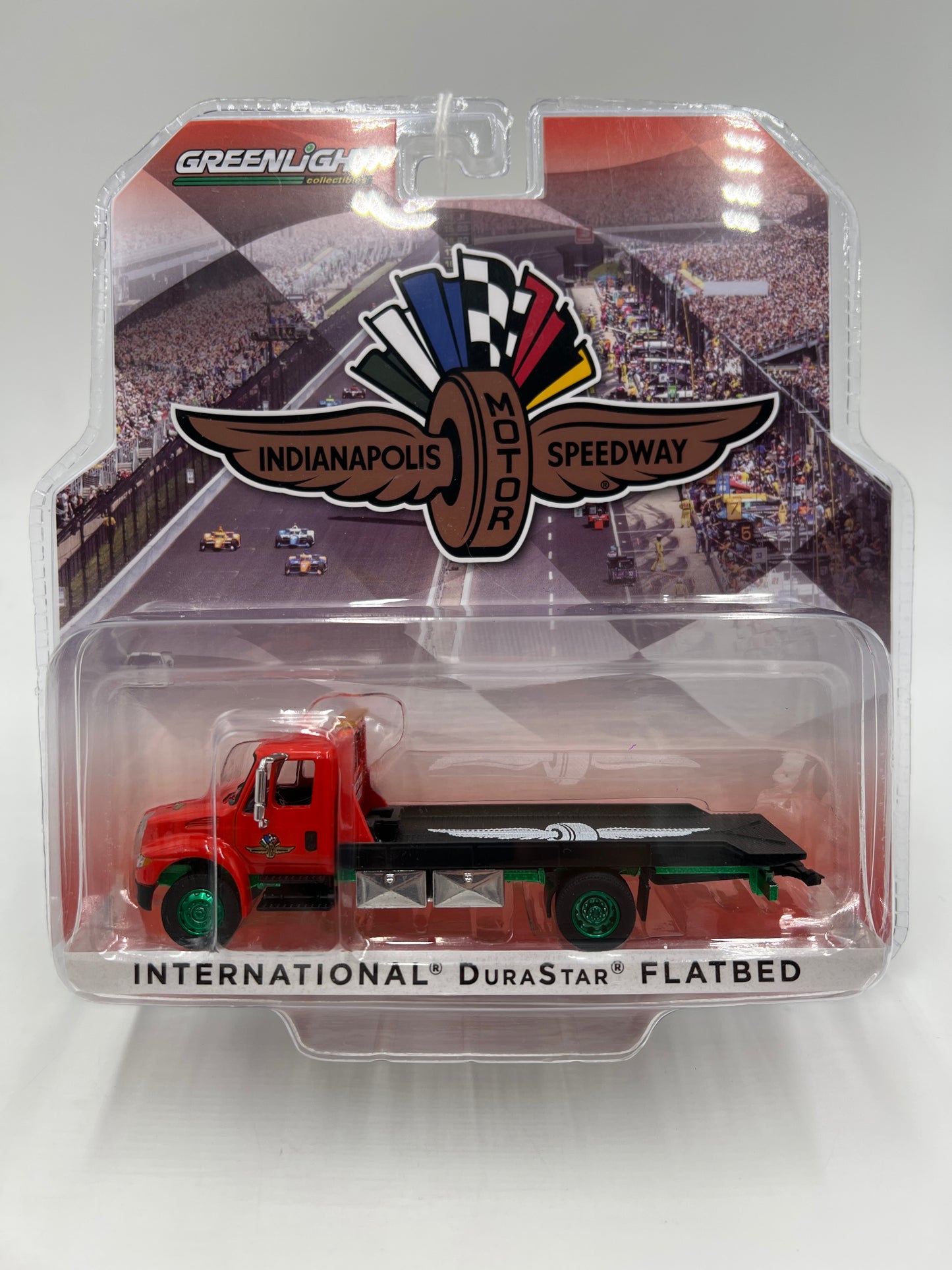 Greenlight Indianapolis Motor Speedway CHASE International Durastar Flatbed Red