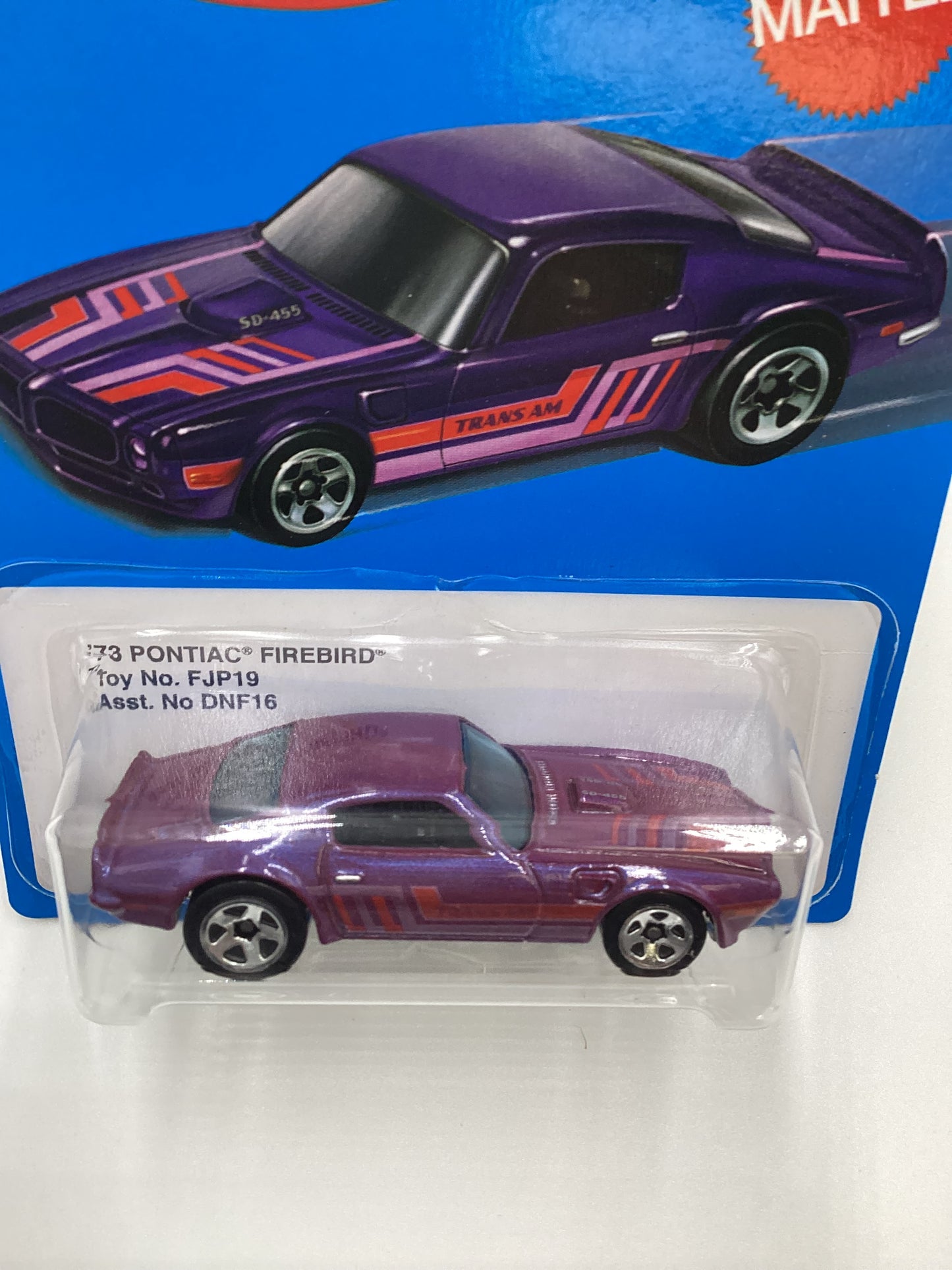 2016 Hot Wheels Target Heritage Retro FJP19 73 Pontiac Firebird Purple 157D