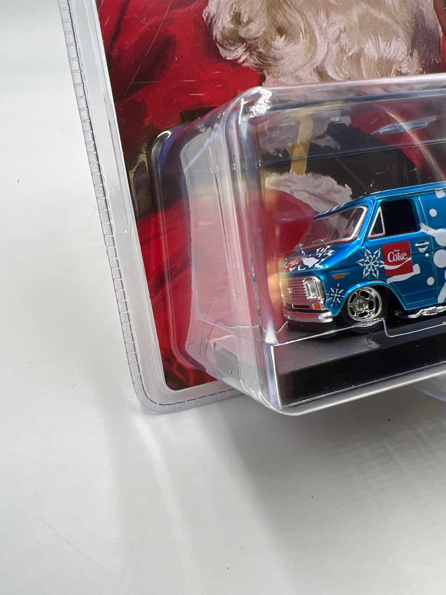 2024 M2 Machines Holiday Coca Cola 1971 Chevrolet Van G10 Blue SK09