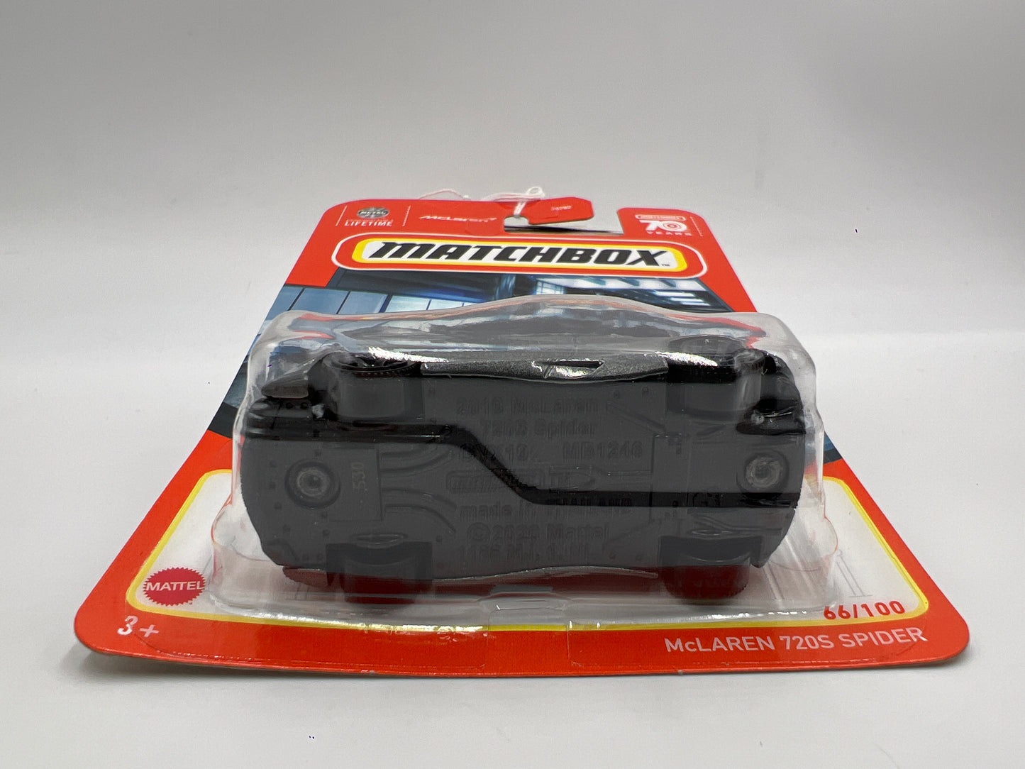 Matchbox #66 McLaren 720S Spider Gray 214H