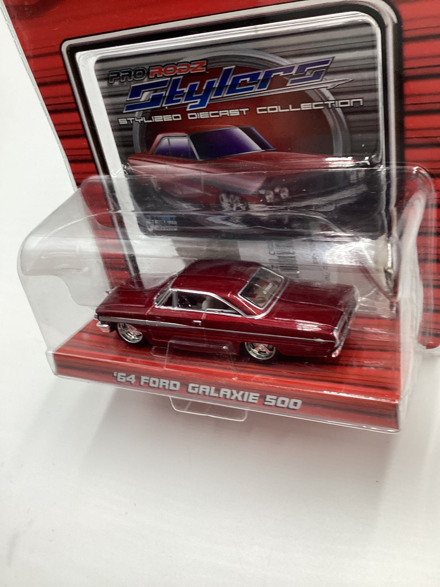 Maisto Custom Shop Pro Rodz Stylers 64 Ford Galaxie 500 Red 219B