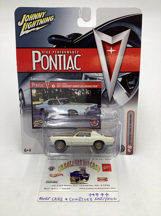 Johnny lightning High Performance Pontiac #6 1971 Pontiac Hurst SSJ Grand Prix 188C