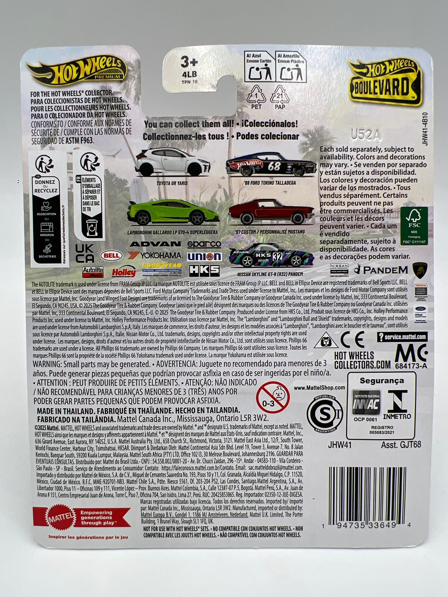 Hot Wheels Premium Boulevard #150 Nissan Skyline GT-R R32 Pandem HKS 262A