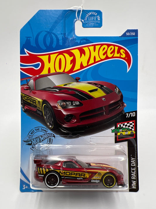 2020 Hot Wheels Race Day #50 Dodge Viper SRT10 ACR Red