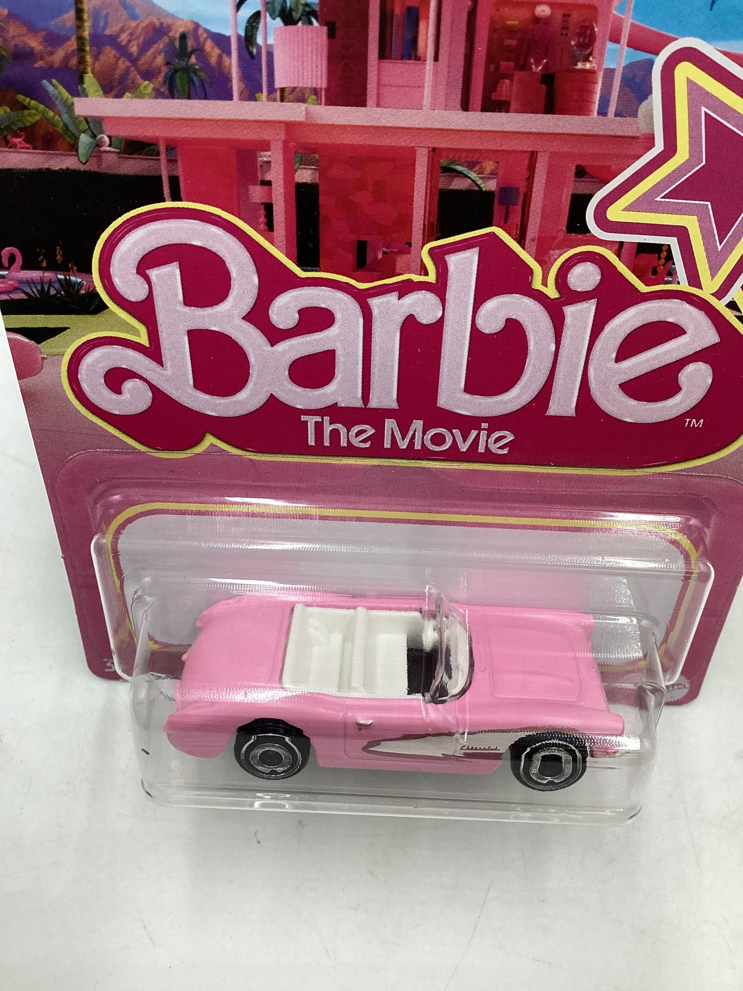 2023 Hot Wheels Barbie The Movie 1956 Corvette Pink 6D