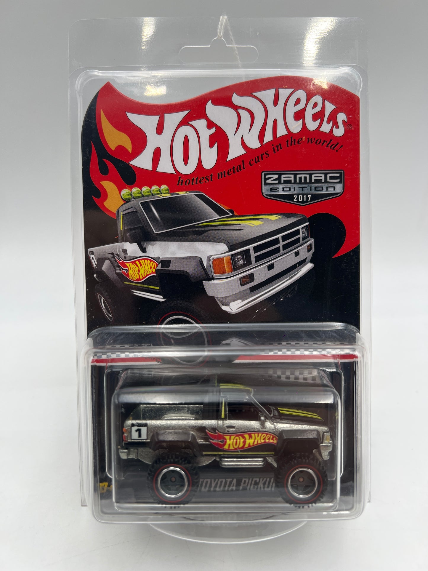 2017 Hot Wheels RLC Zamac Edition Mail In #1 1987 Toyota Pickup W/Protector