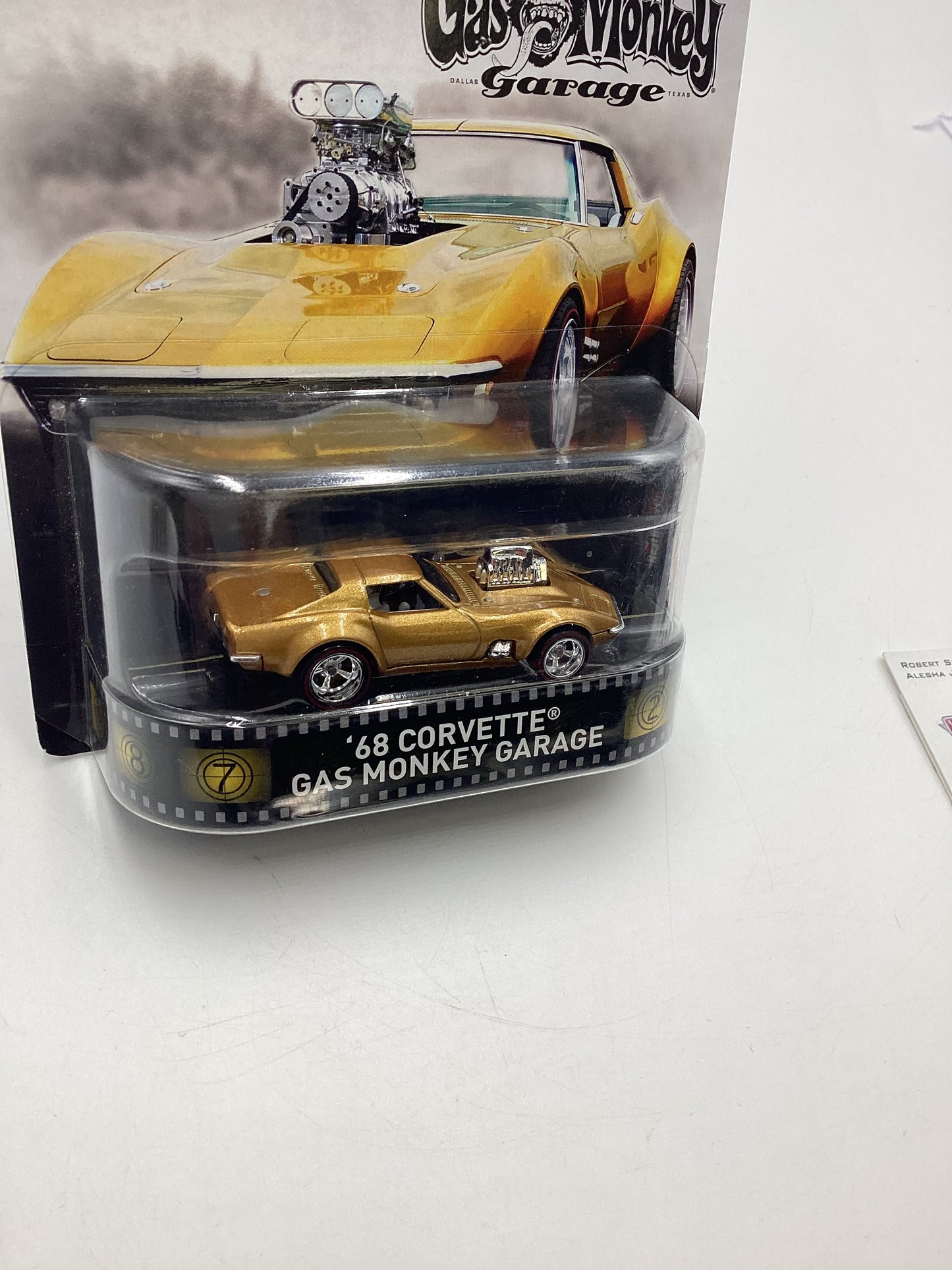 2018 Hot wheels Retro Entertainment Gas Monkey Garage 68 Corvette 241E