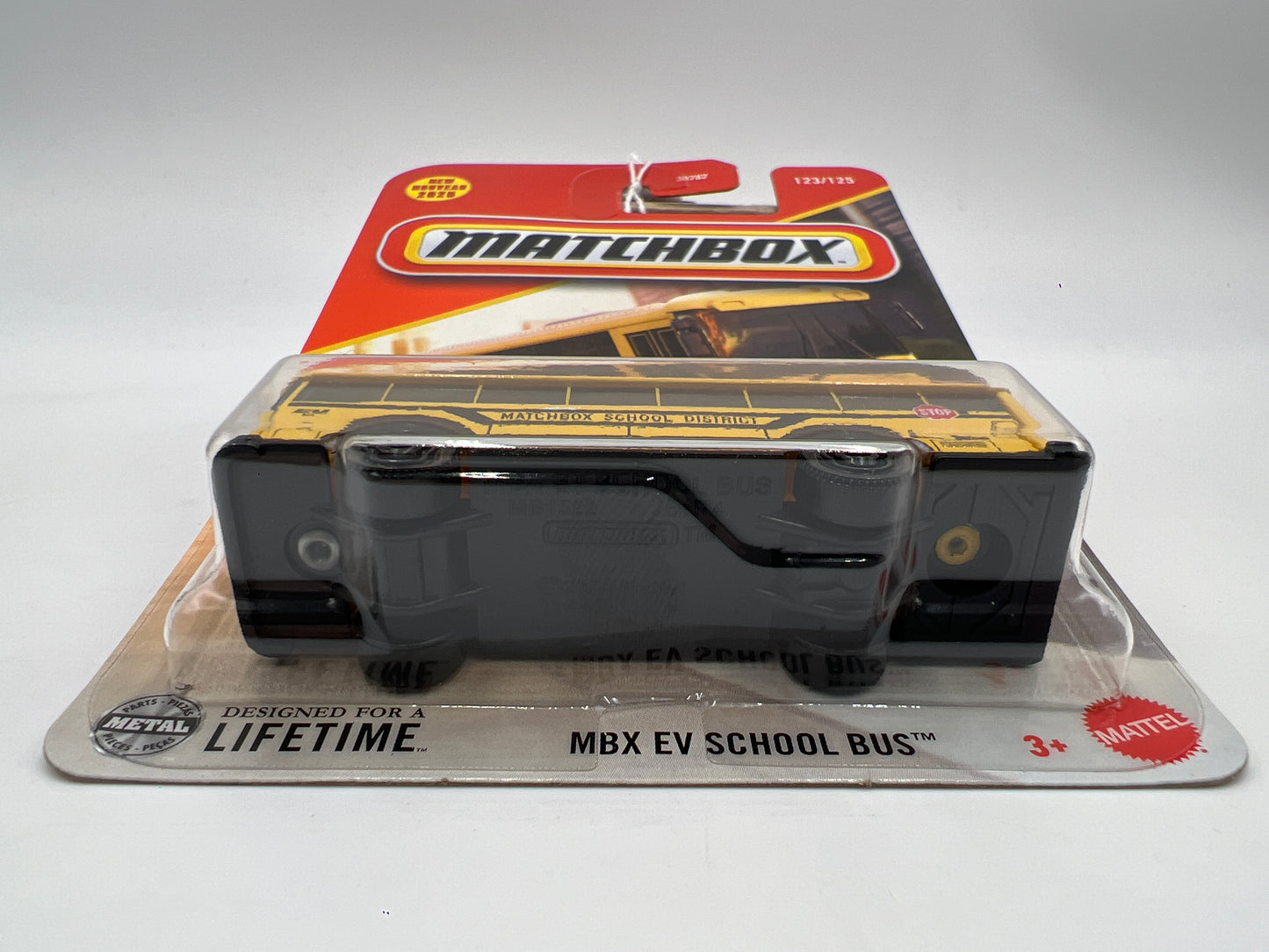 2025 Matchbox #123 MBX EV School Bus Yellow 212C