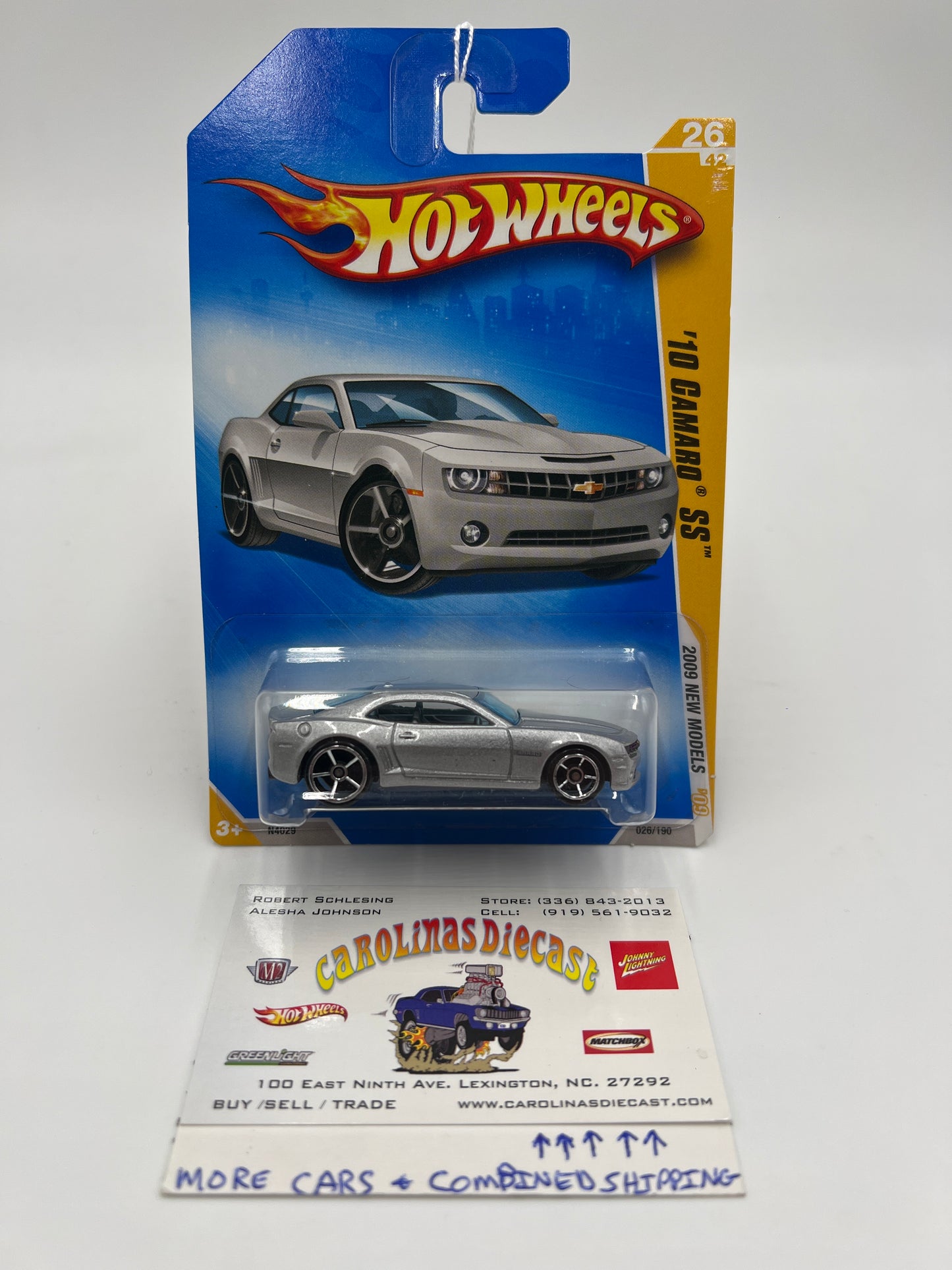 2009 Hot Wheels New Models #26 10 Camaro SS Silver SR