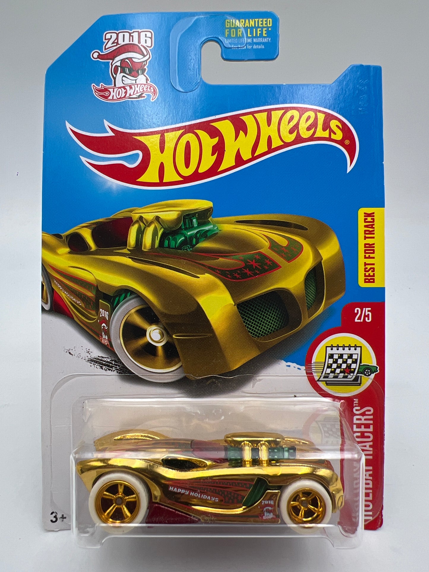 2017 Hot Wheels Super Treasure Hunt 16 Angels Gold W/Protector