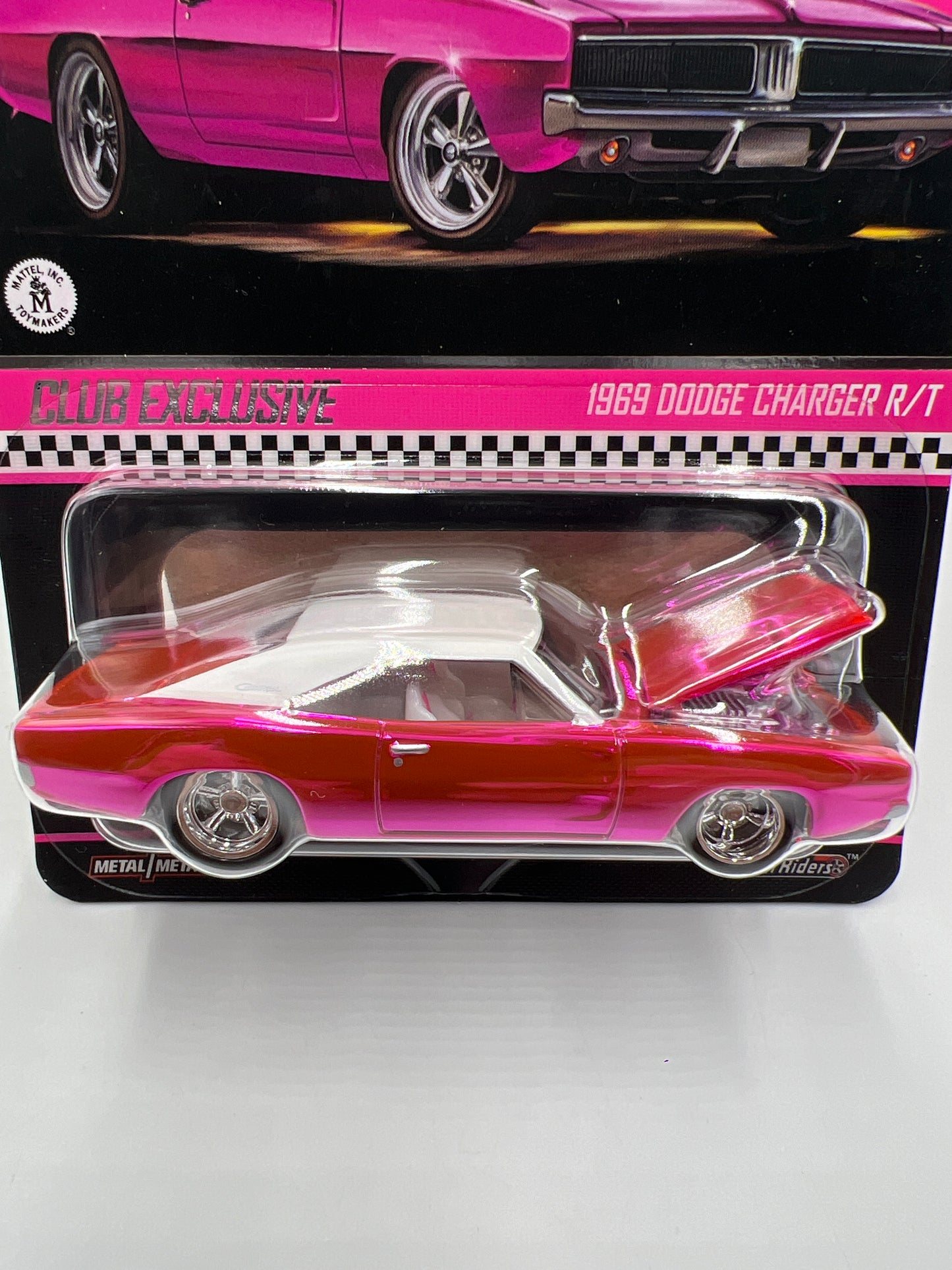 2025 Hot Wheels RLC Club Exclusive 1969 Dodge Charger R/T Pink W/Protector