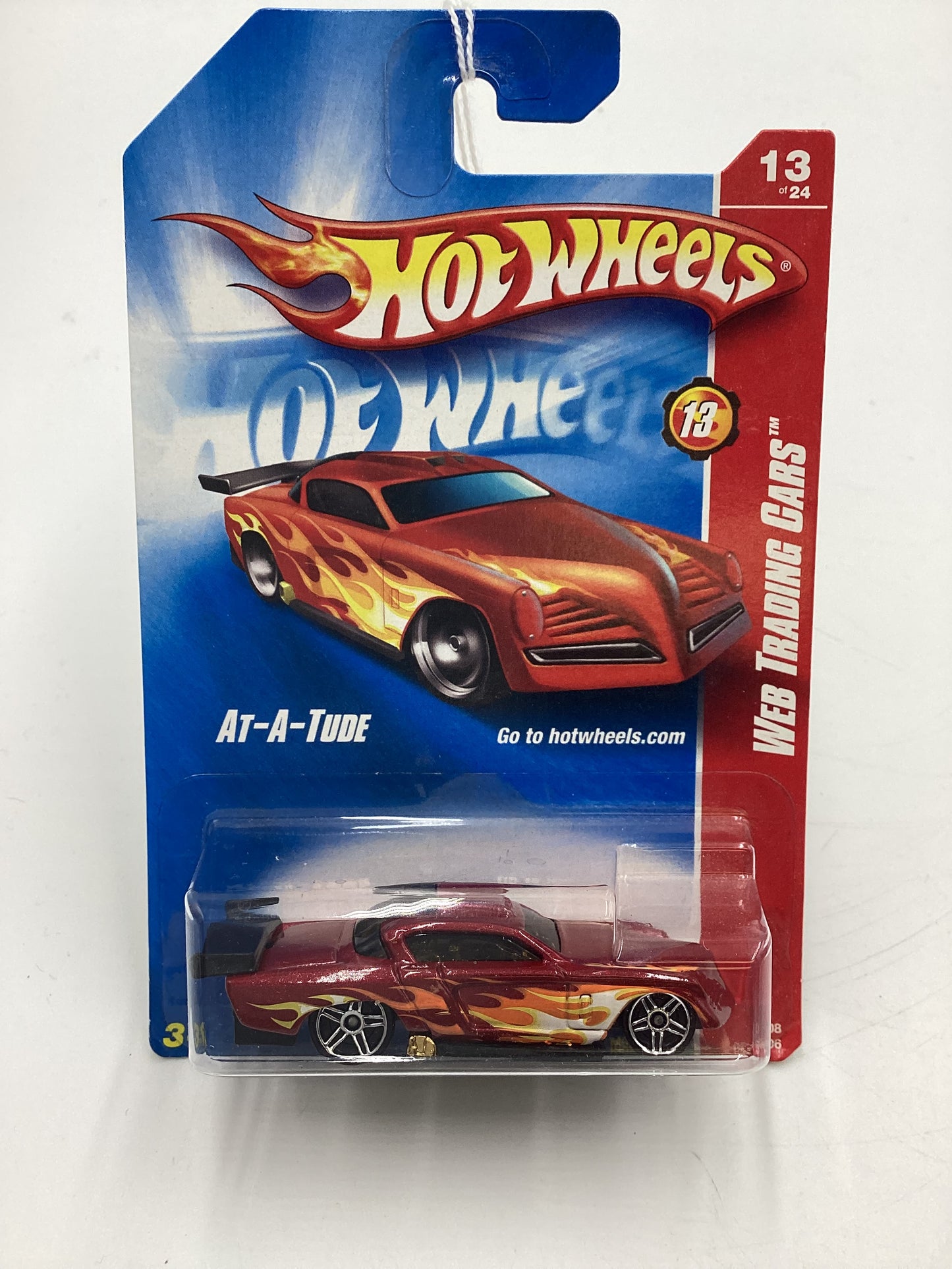 2008 Hot Wheels Web Trading Cars #89 At-A-Tude Red EE2