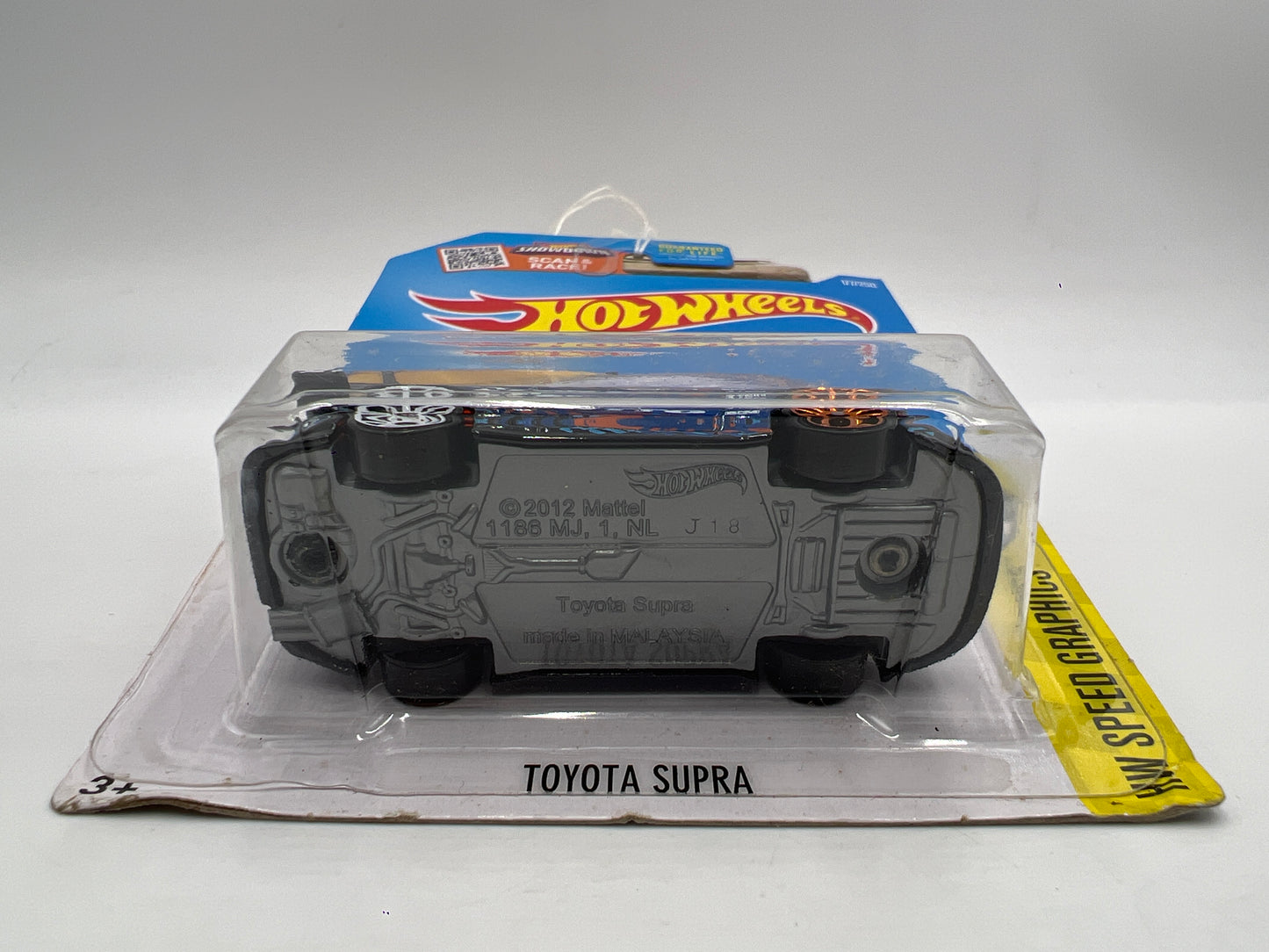 2016 Hot Wheels Speed Graphics #177 Toyota Supra Black Nitto 93A