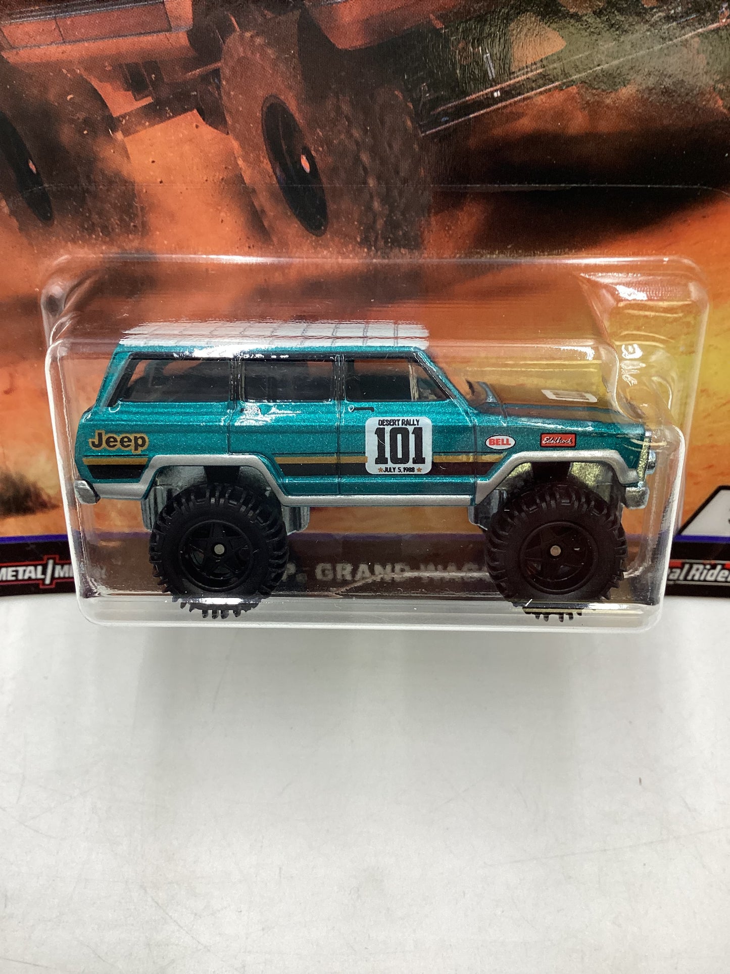 2019 Hot Wheels Desert Rally 3/5 88 Jeep Grand Wagoneer 254i