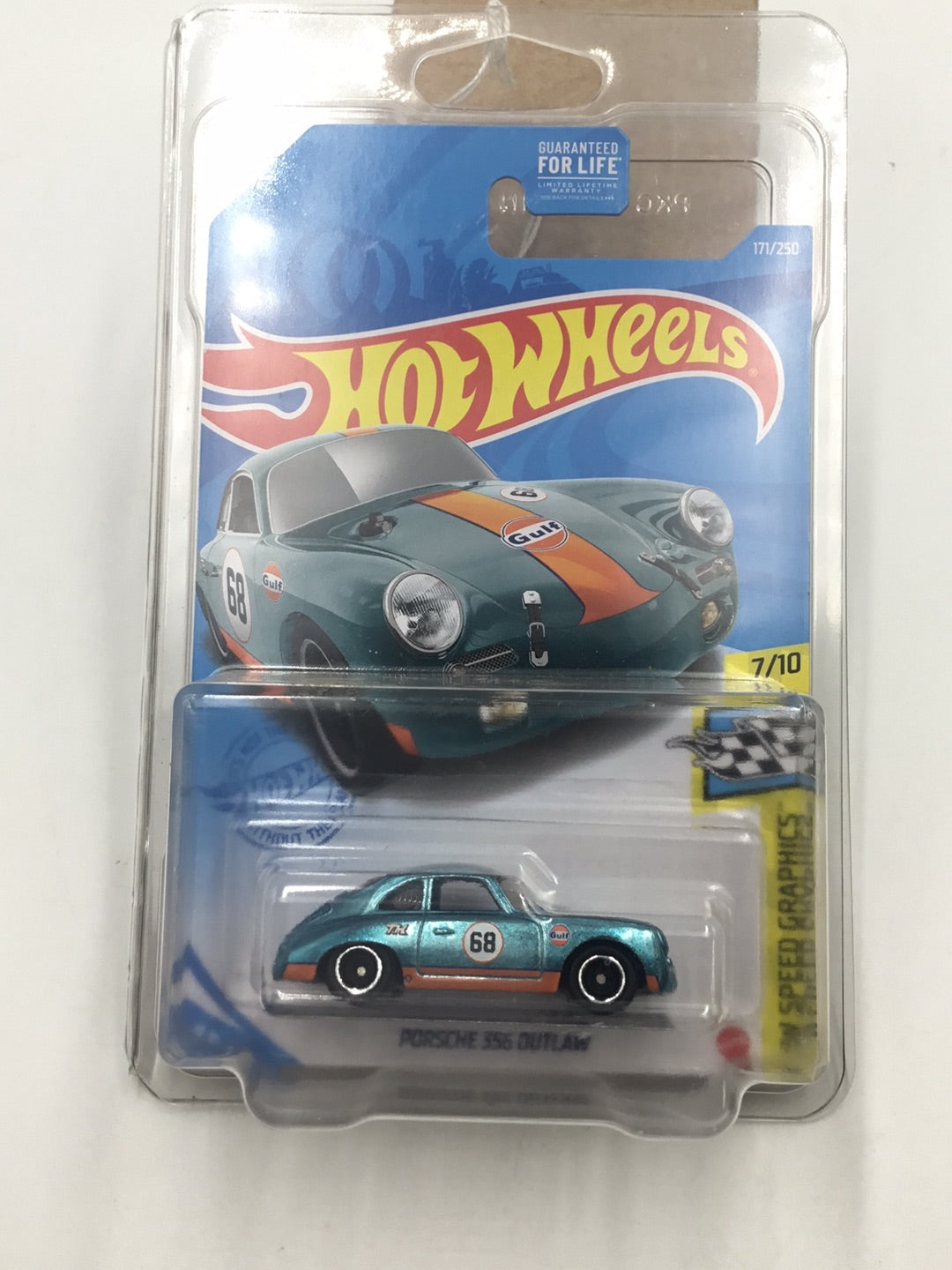 2021 hot wheels super treasure hunt Porsche 356 Outlaw US Card W/ Protector VHTF