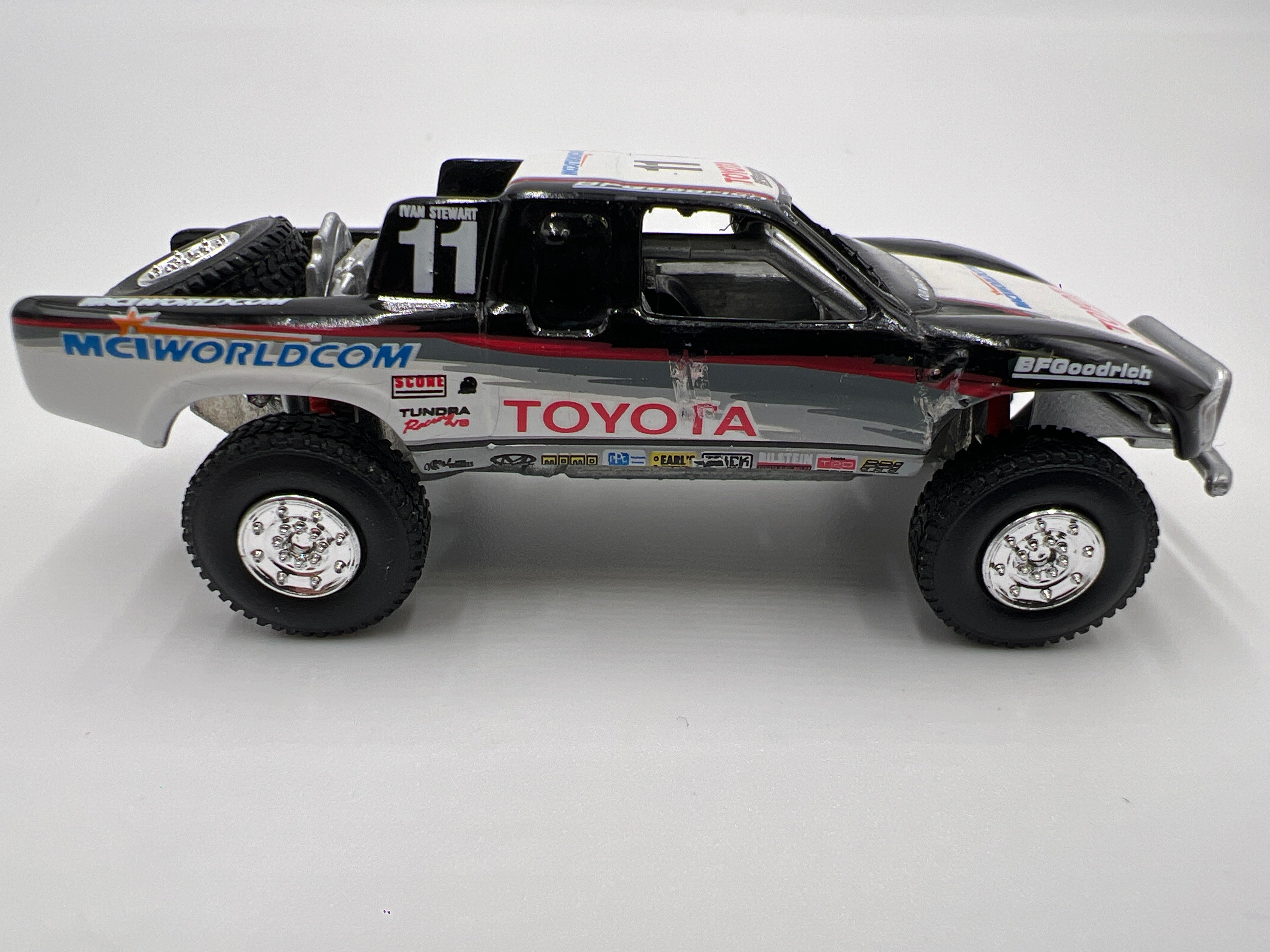 Hot Wheels 100% Black Box Premium Toyota Baja Truck Black Loose