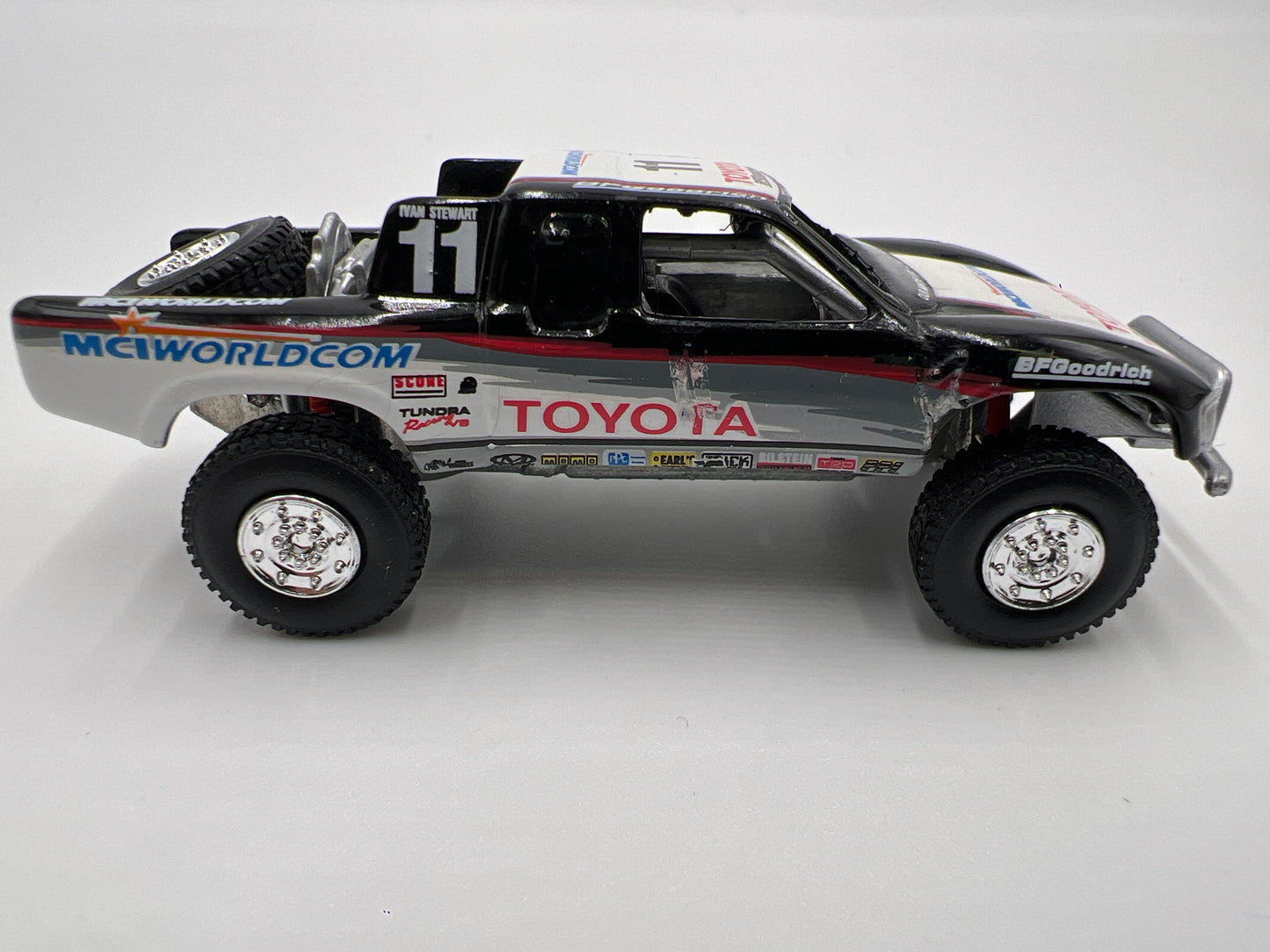 Hot Wheels 100% Black Box Premium Toyota Baja Truck Black Loose Slight Paint Damage