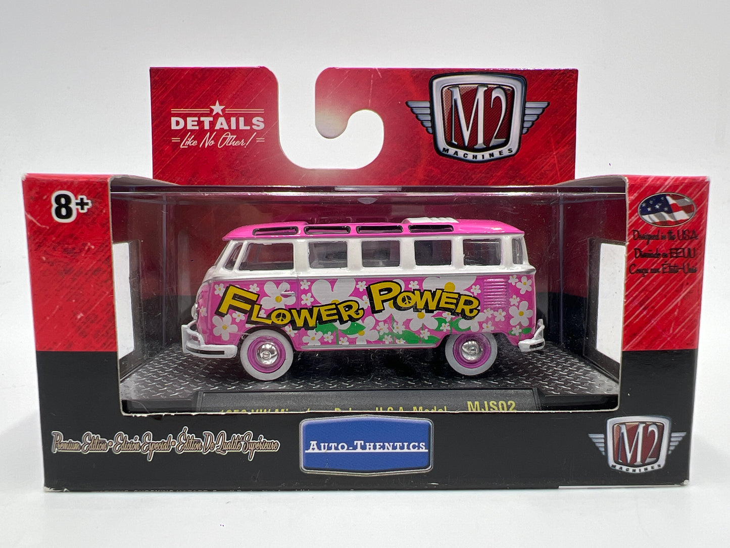 M2 Machines MiJo Exclusives 1/2400 1960 VW Microbus Deluxe USA Model MJS02