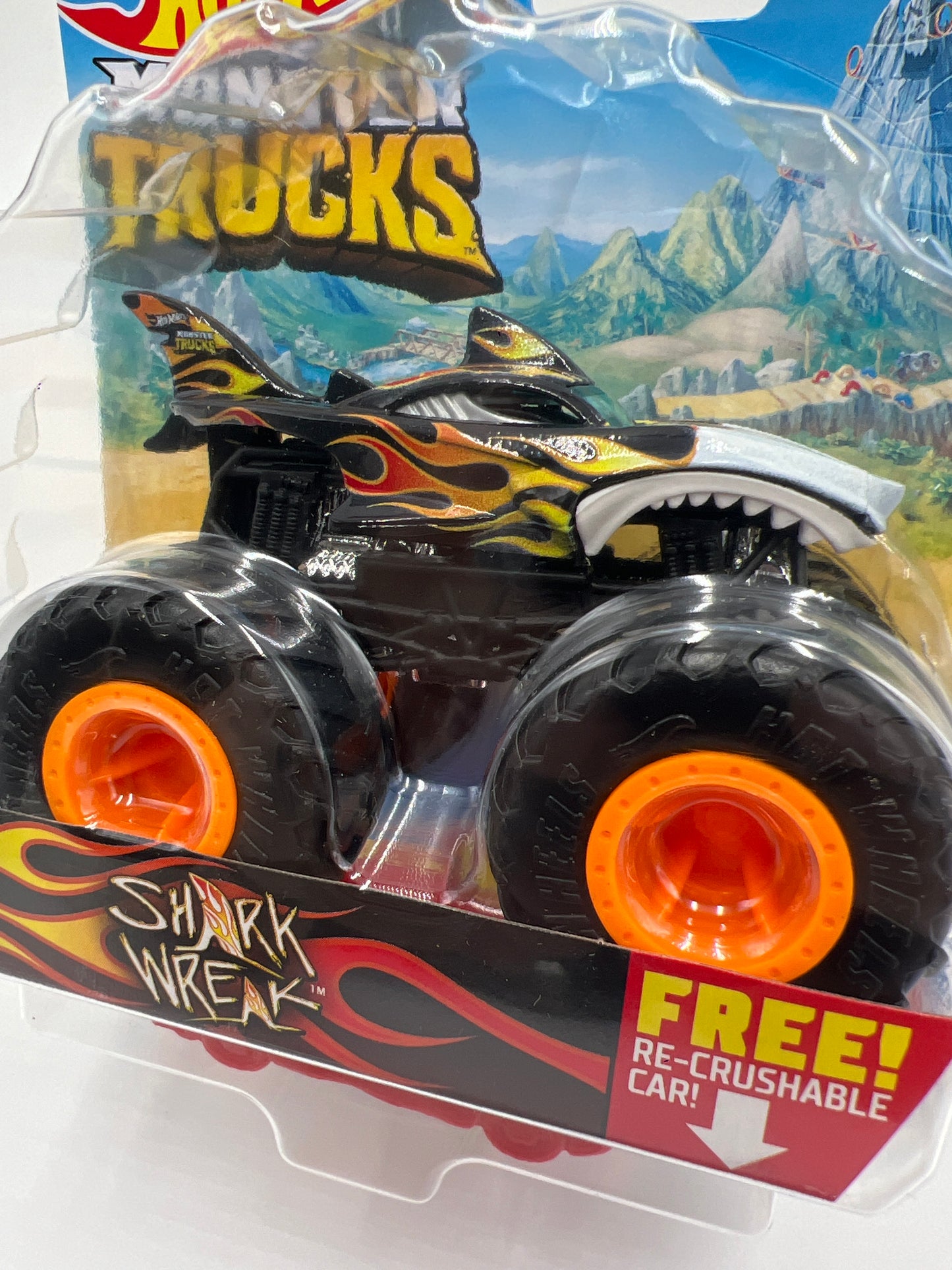 Hot Wheels Monster Trucks Wild Ride #22 Shark Wreak 130B