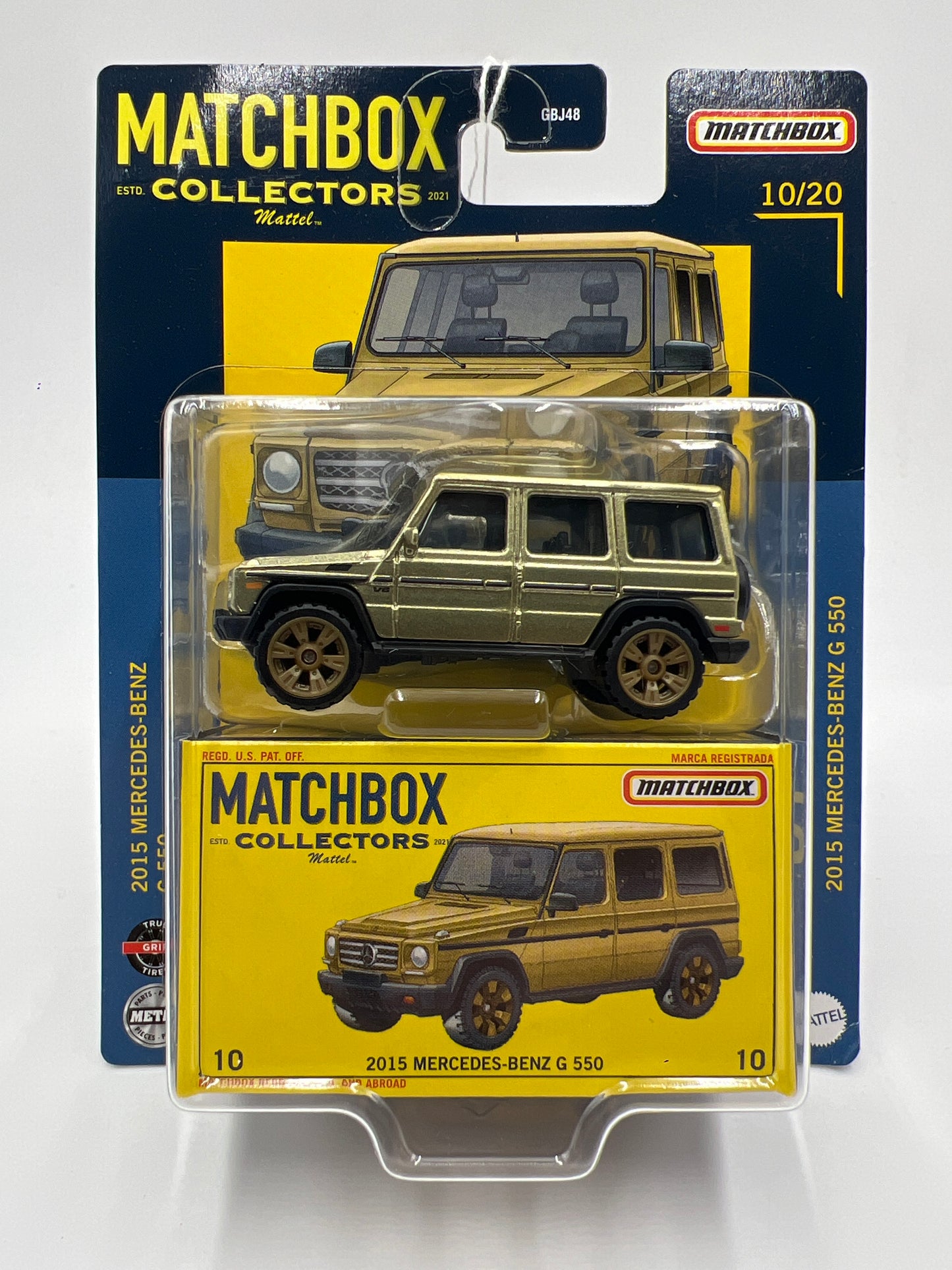 Matchbox Collectors #10 2015 Mercedes-Benz G 550 Gold