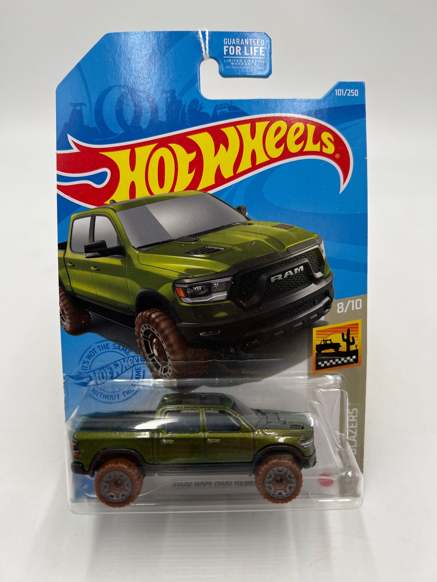 2021 Hot Wheels Baja Blazers #101 2020 Ram 1500 Rebel Green 43F