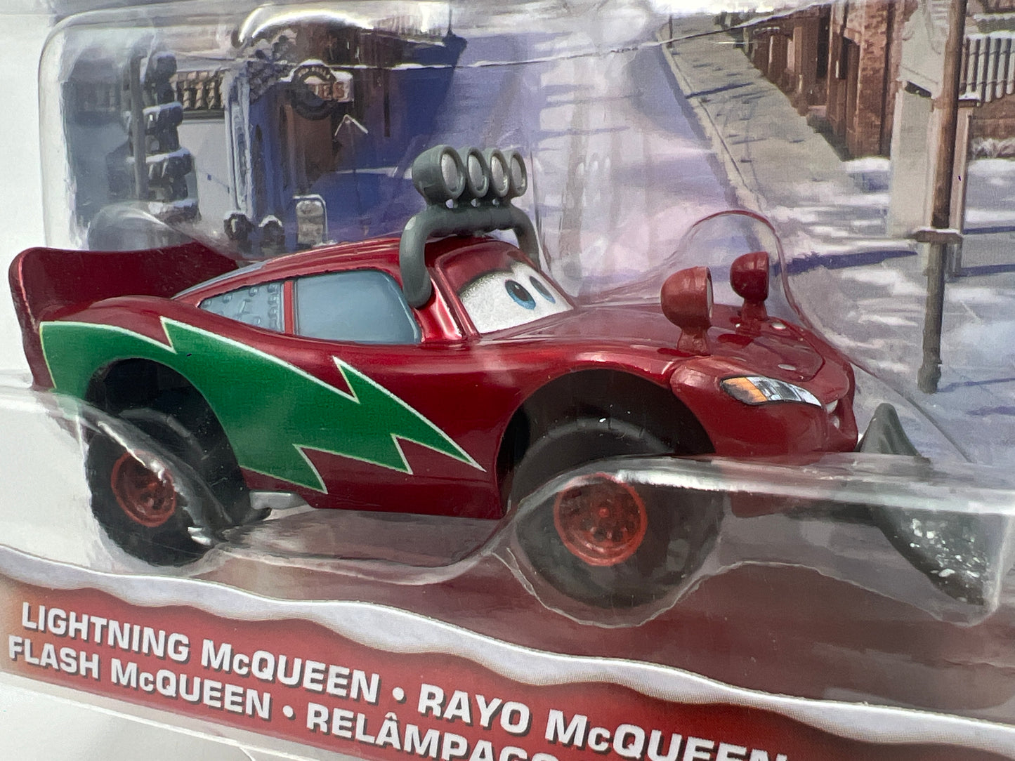 Disney Pixar Cars Winter Christmas Edition Lightning McQueen 140H