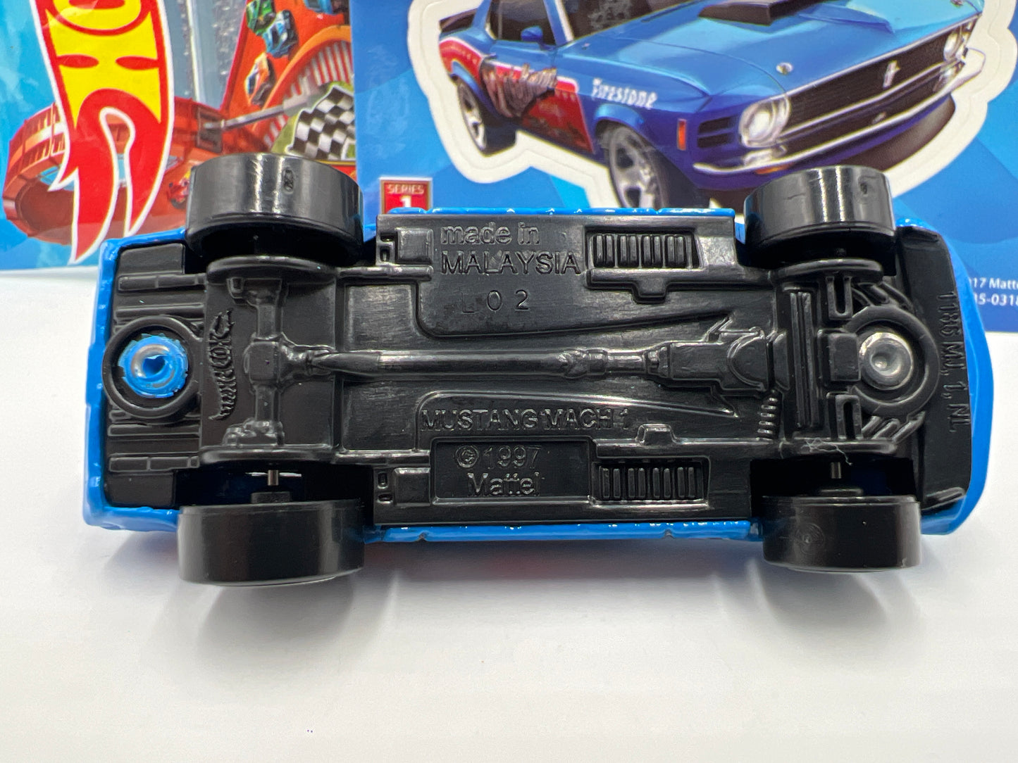 2018 Hot Wheels Mystery Models Series 1 #12 70 Ford Mustang Mach 1 Blue