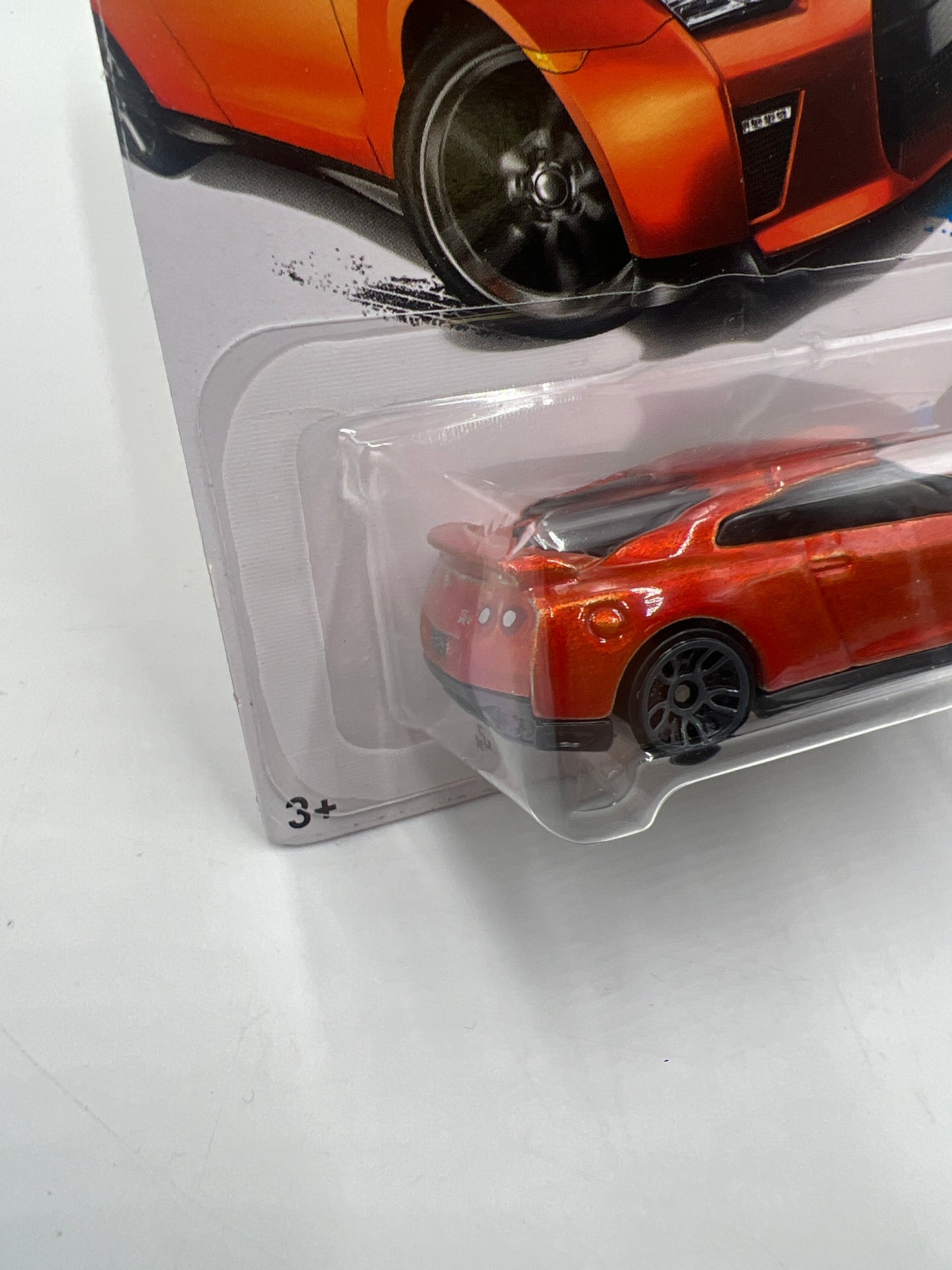 2017 Hot wheels Nightburnerz #282 17 Nissan GT-R (R35) Orange 80C