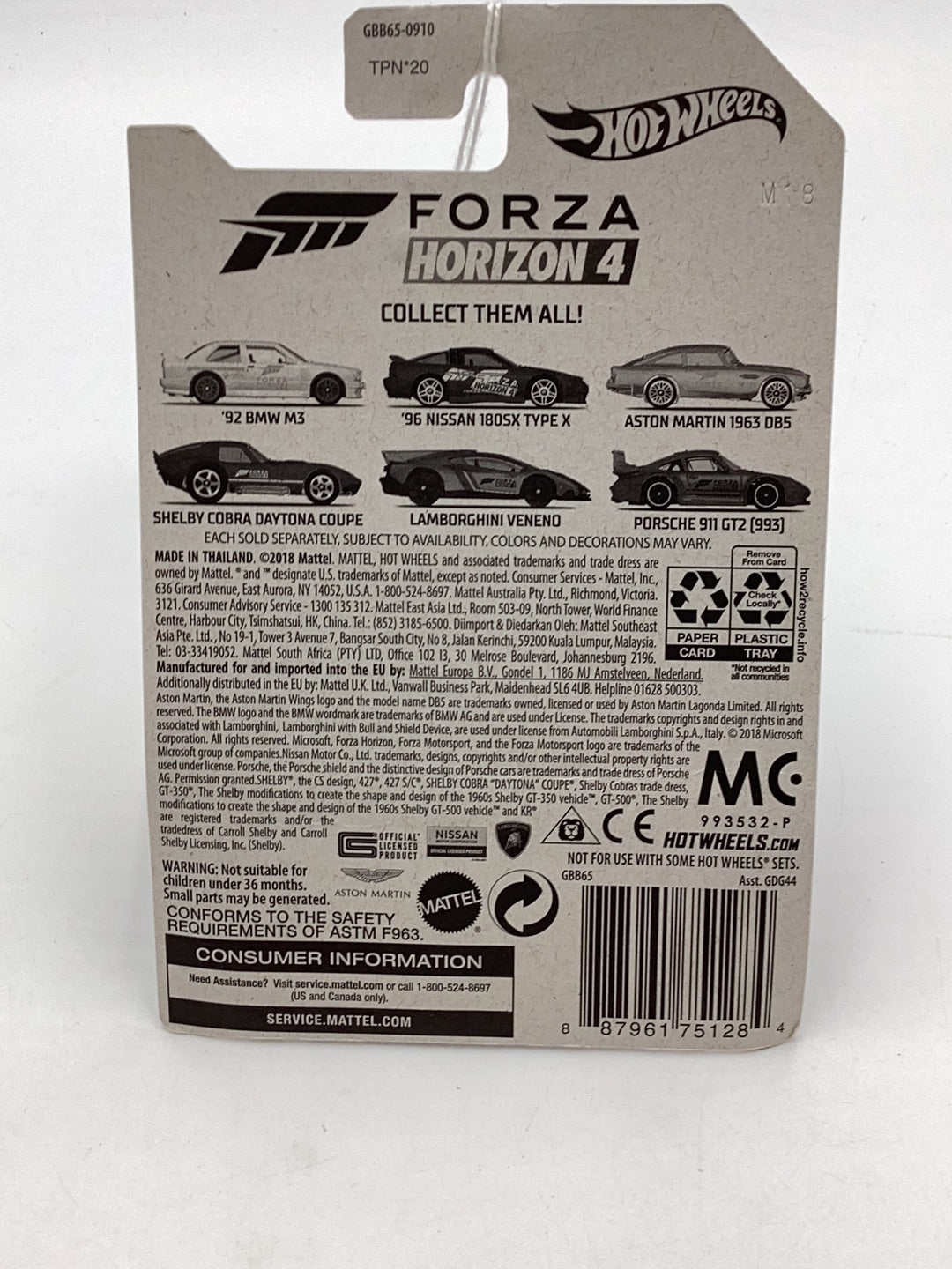 Hot wheels Forza Horizon 4 3/6 Aston Martin 1963 DB5