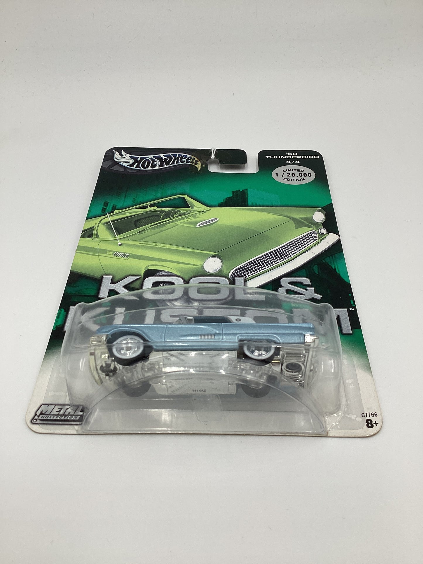 Hot Wheels Kool & Kustom #4 58 Thunderbird Light Blue