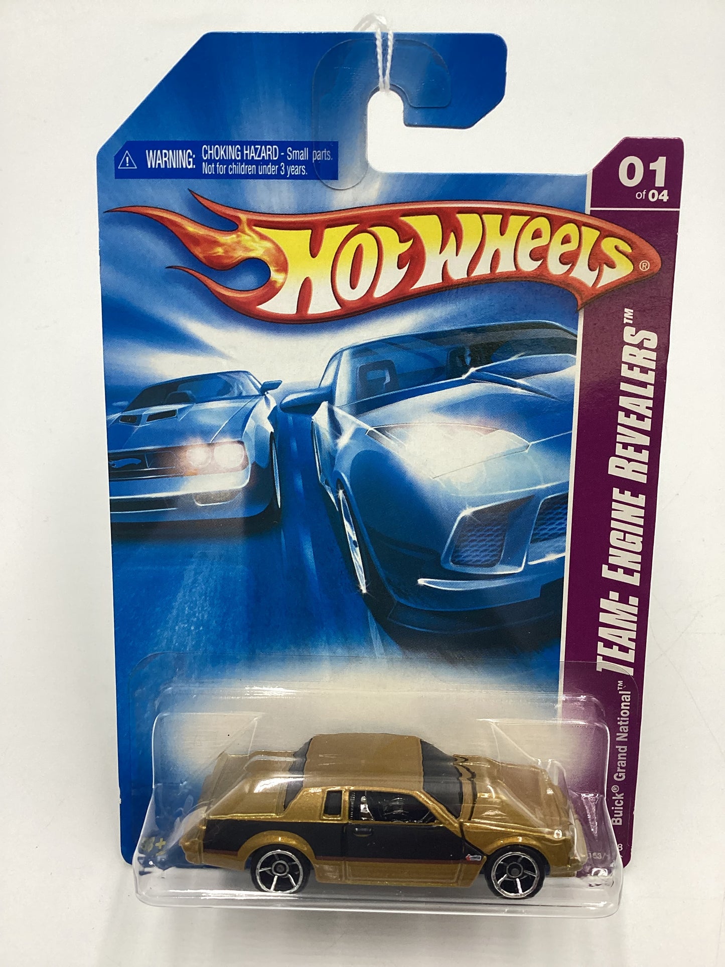 2008 Hot Wheels HW Team: Engine Revealers #153 Buick Grand National Gold 56B