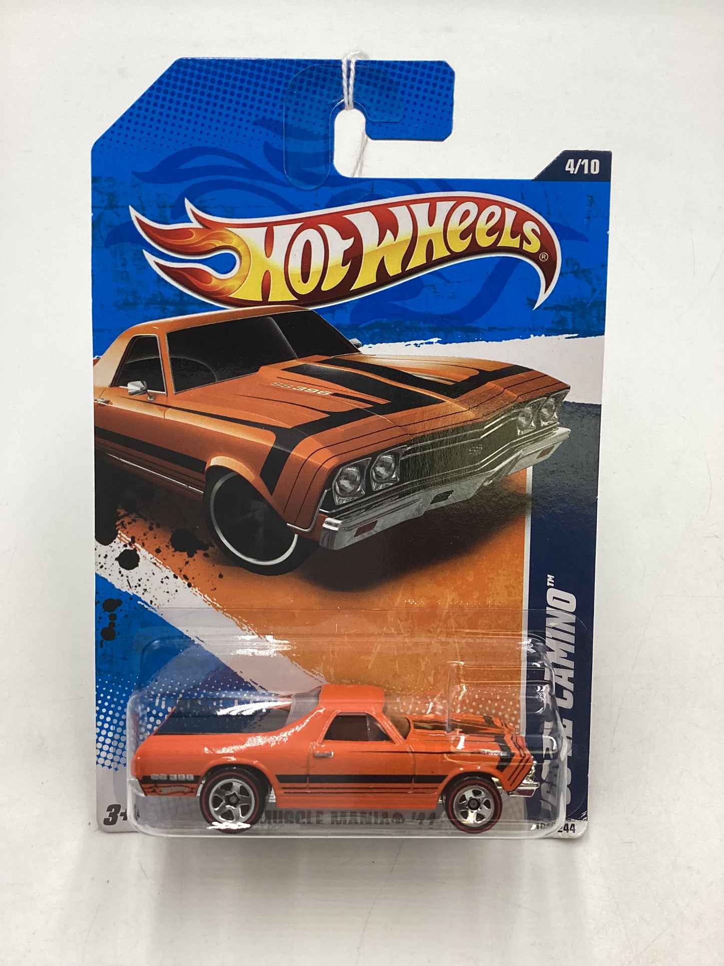 2011 Hot wheels #104 68 El Camino Orange Walmart Exclusive 239F