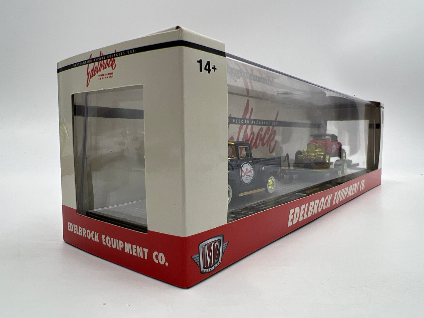 M2 Machines Auto Haulers CHASE Edelbrock 1956 Ford F-100 Truck & 1932 Ford Roadster R64