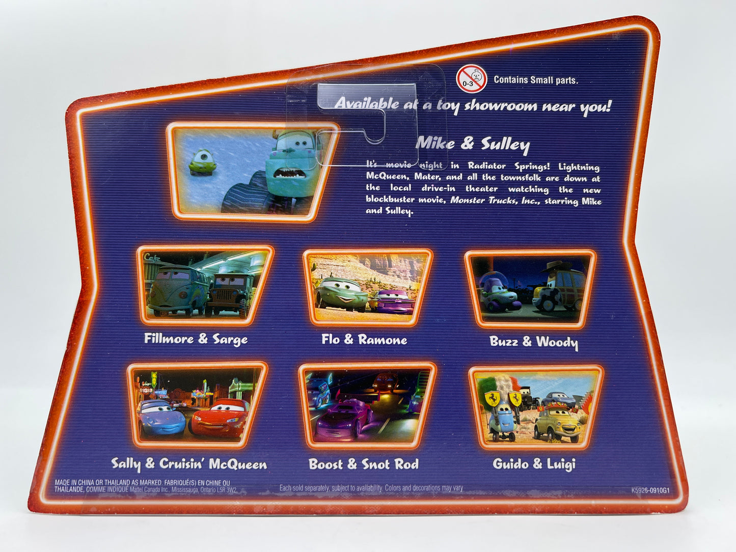 Disney Pixar Cars Supercharged 2 Pack Movie Moments Mike & Sully
