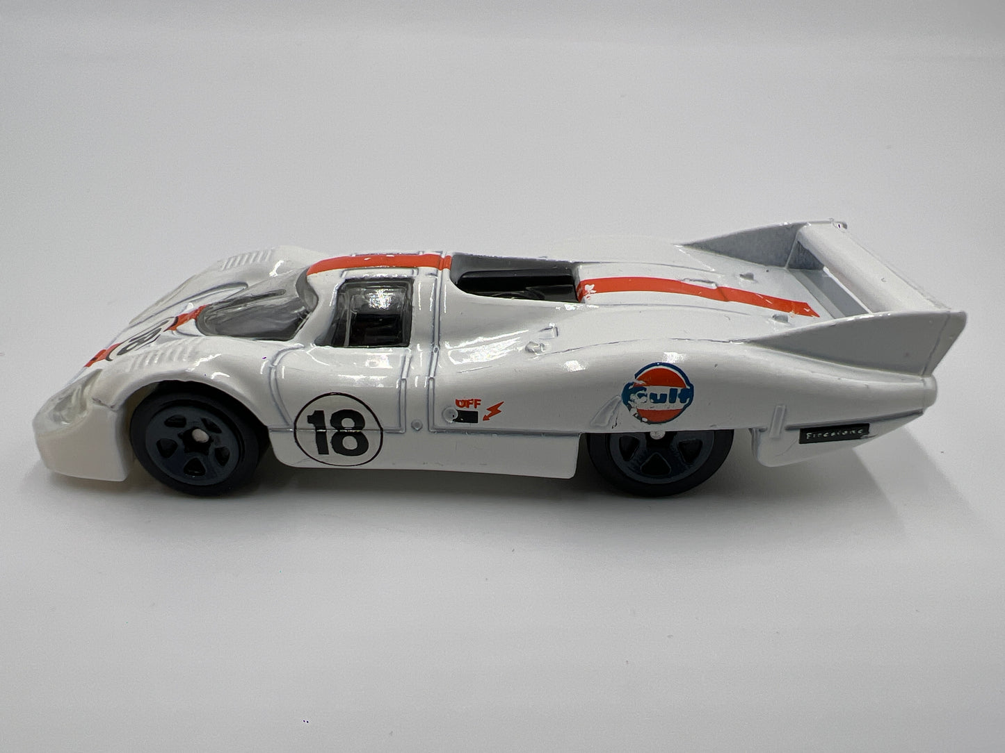 Hot Wheels 1/64 Porsche 917LH Gulf White Loose