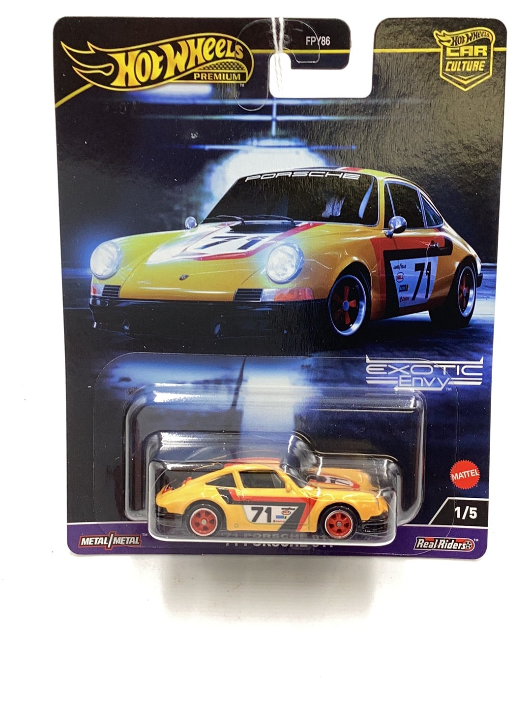 Hot Wheels Exotic Envy 1/5 71 Porsche 911 244E