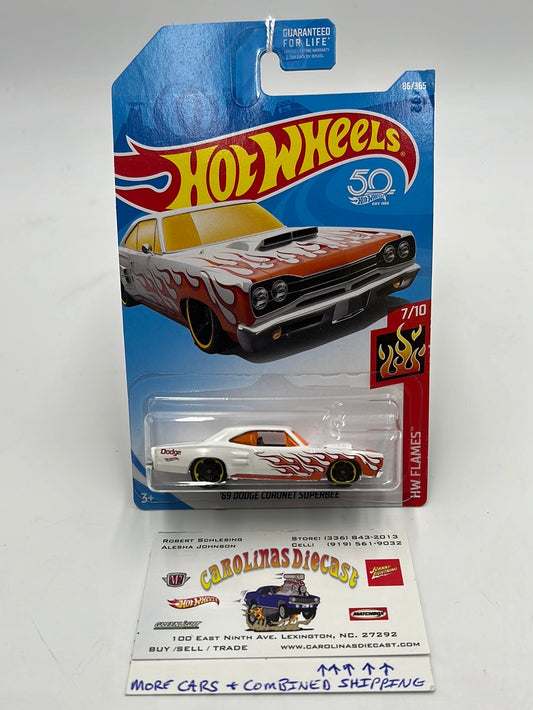 Hot Wheels 2018 69 Dodge Coronet Superbee #86 51G