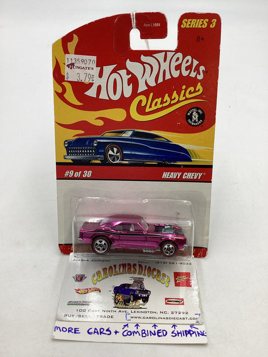 Hot Wheels Classics Series 3 #9 Heavy Chevy Pink SR