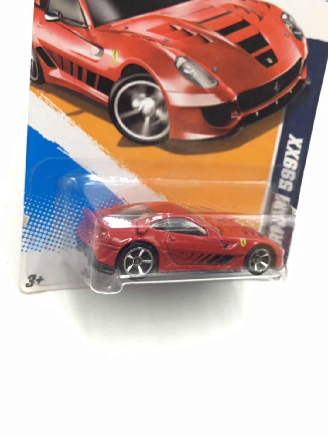 2012 Hot wheels #125 Ferrari 599XX with protector