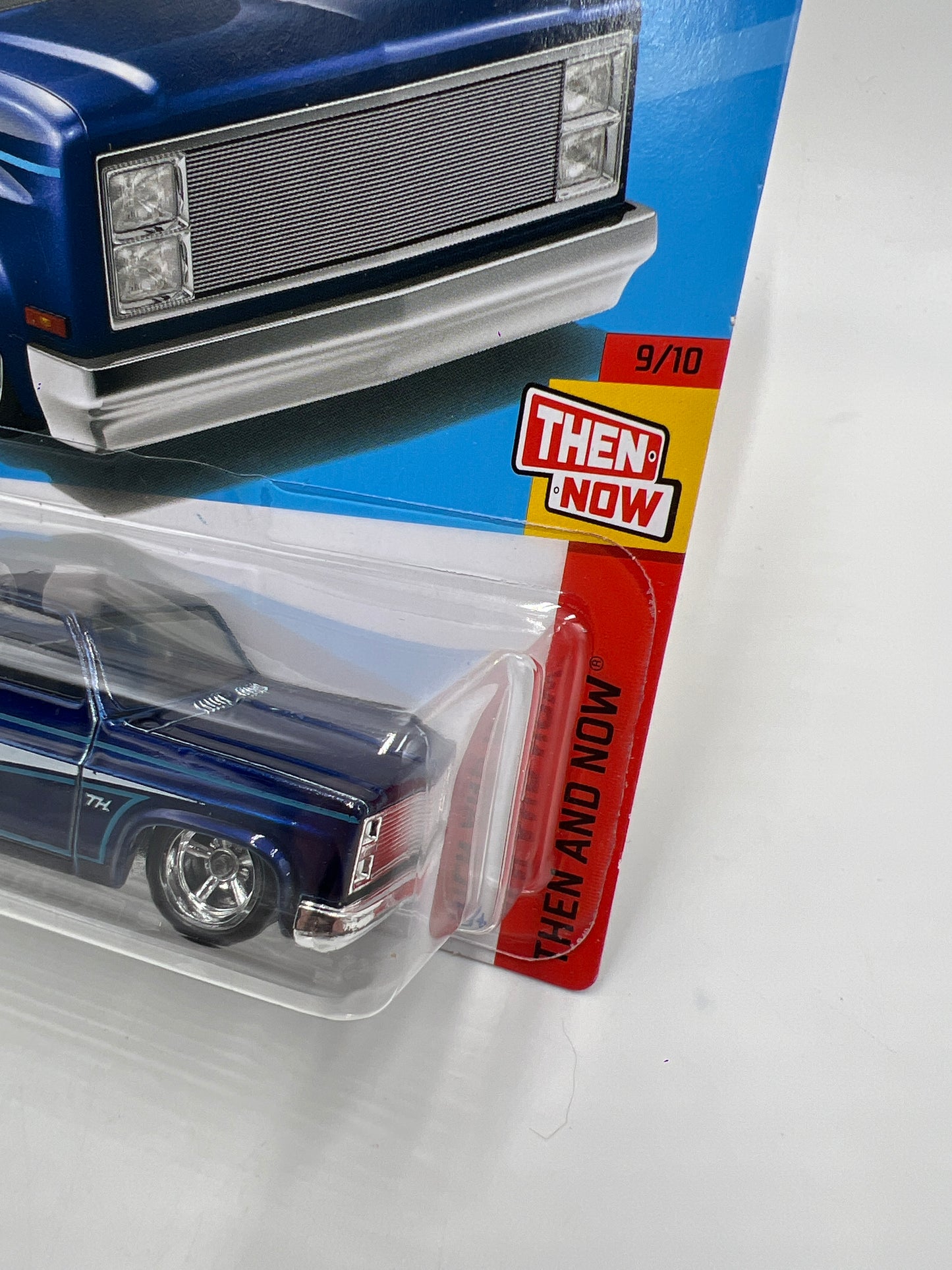 2024 Hot Wheels Super Treasure Hunt #249 83 Chevy Silverado Blue W/Protector Cracked Blister