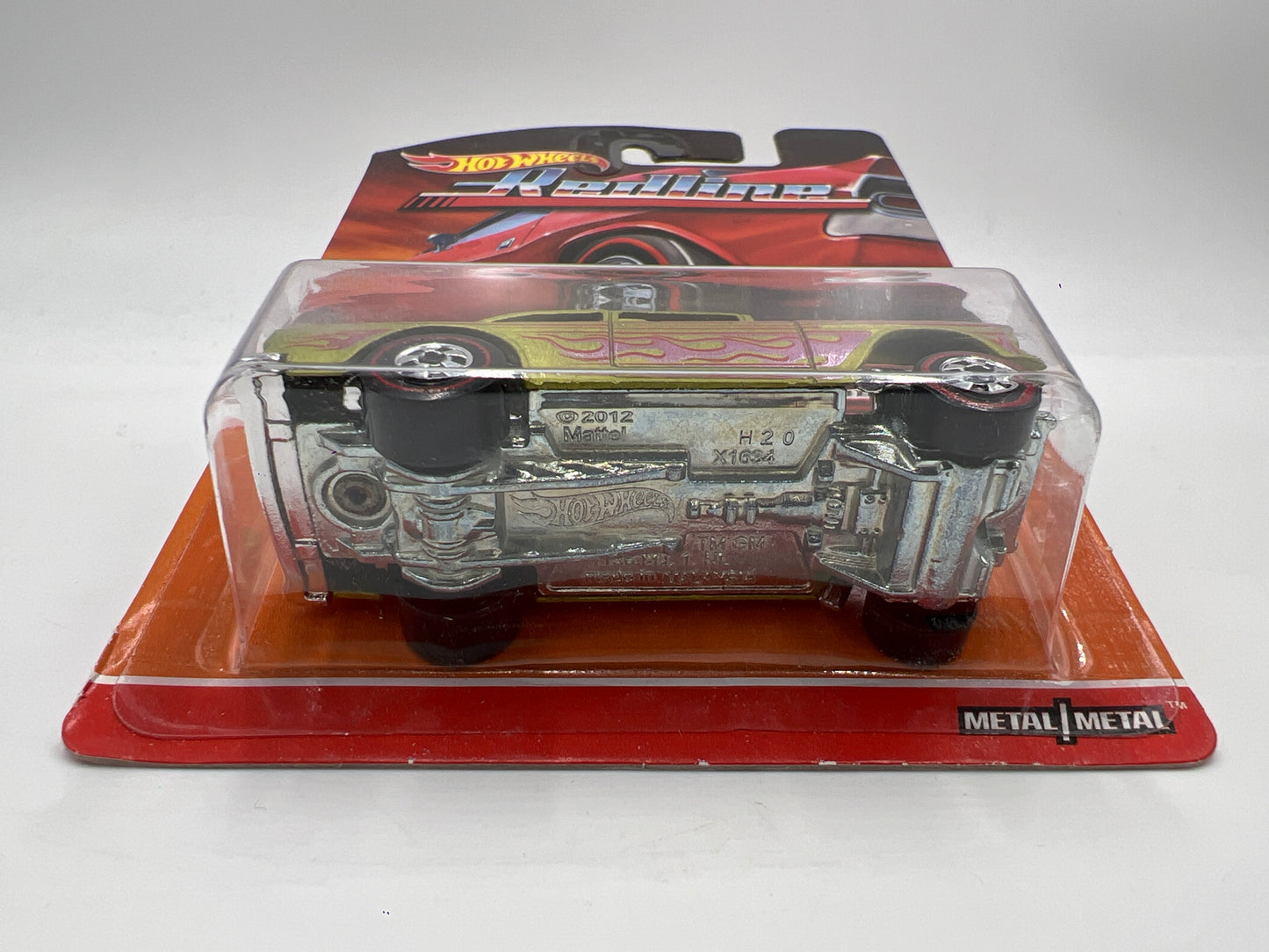 Hot Wheels Heritage Redline #5 55 Chevy Bel Air Gasser Green W/Protector