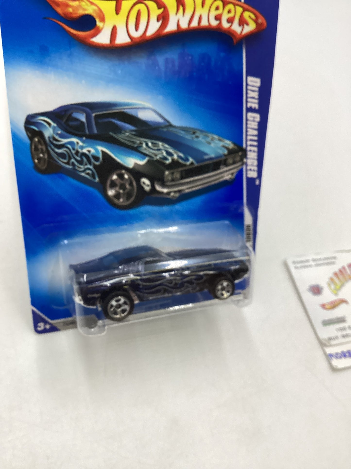 2009 Hot Wheels #145 Dixie Challenger Dark Blue 45D