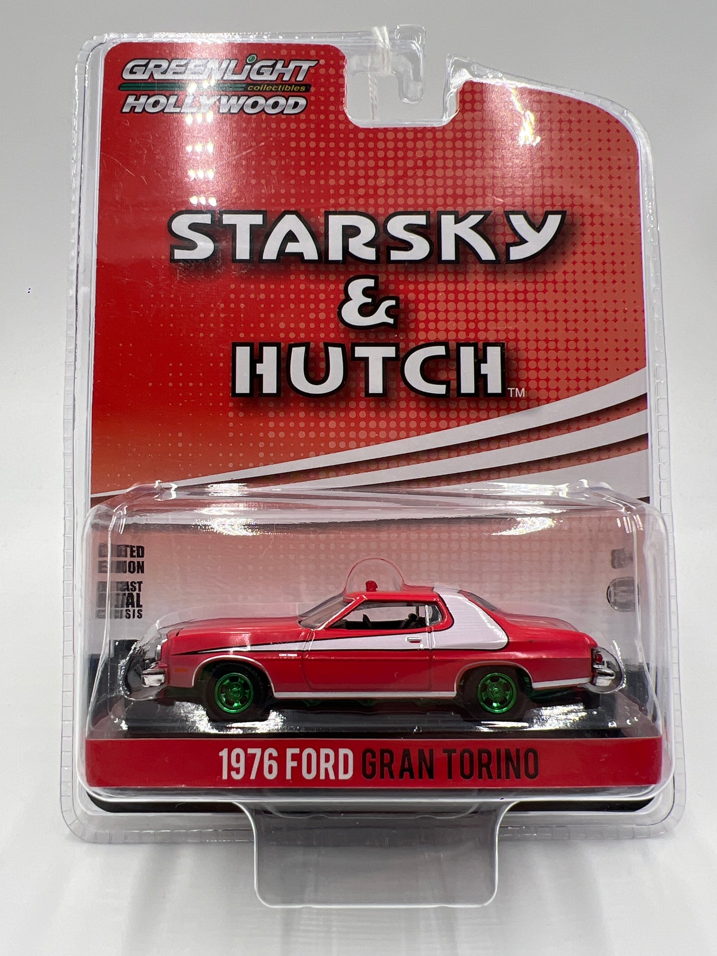 Greenlight Hollywood Starsky & Hutch CHASE 1976 Ford Gran Torino Red