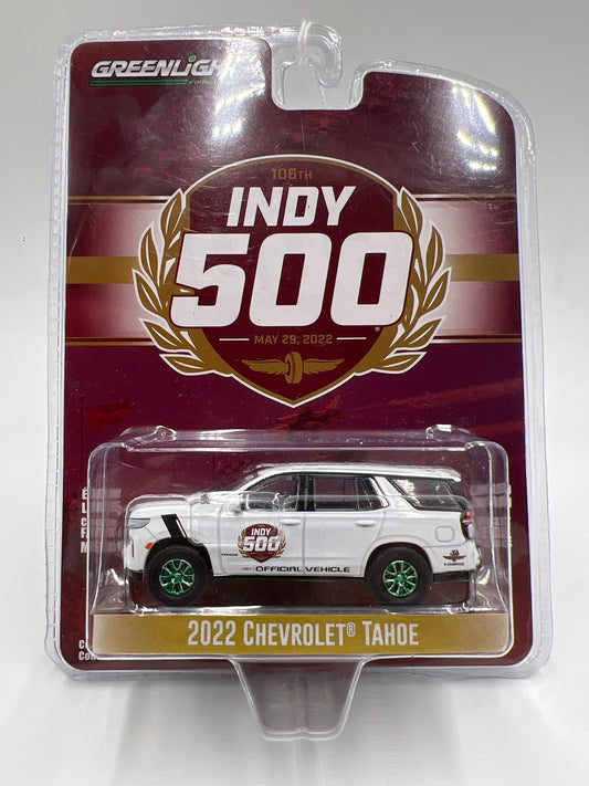 Greenlight 106th Indy 500 CHASE 2022 Chevrolet Tahoe White
