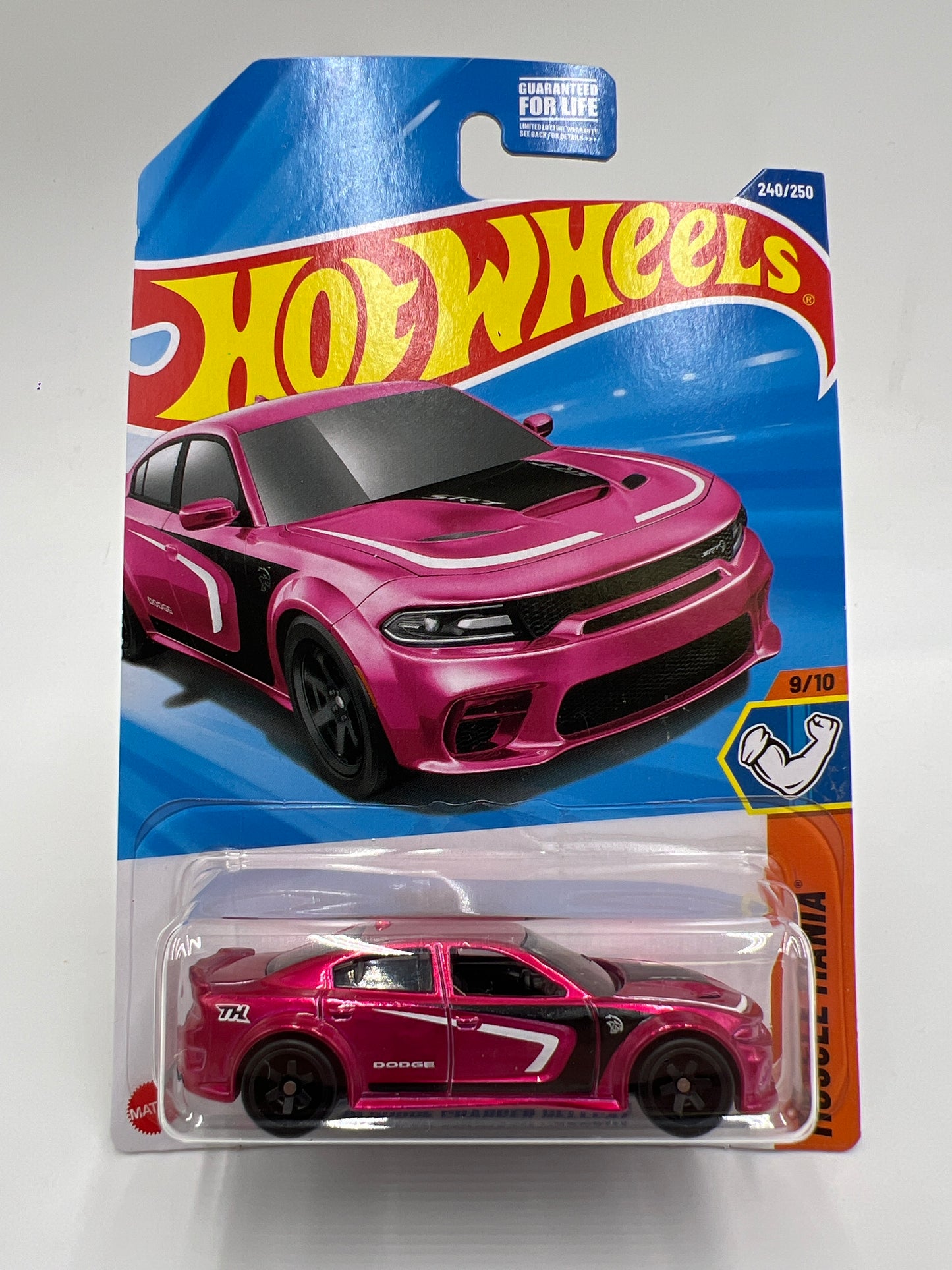 2025 Hot Wheels N Case Super Treasure Hunt #240 20 Dodge Charger Hellcat Pink W/Protector #1