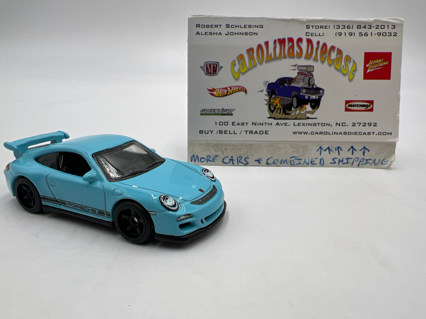 Hot Wheels Deutschland Design Premium Porsche 911 GT3 Light Blue Loose