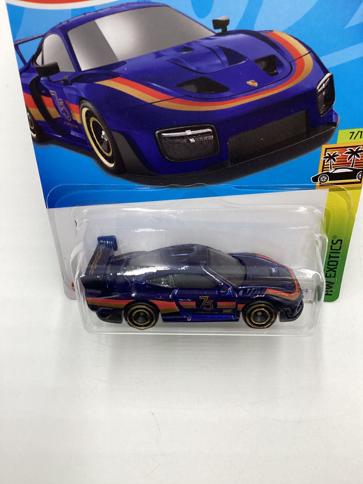 2023 Hot Wheels Super Treasure Hunt #223 Porsche 935 Blue W/ Protector