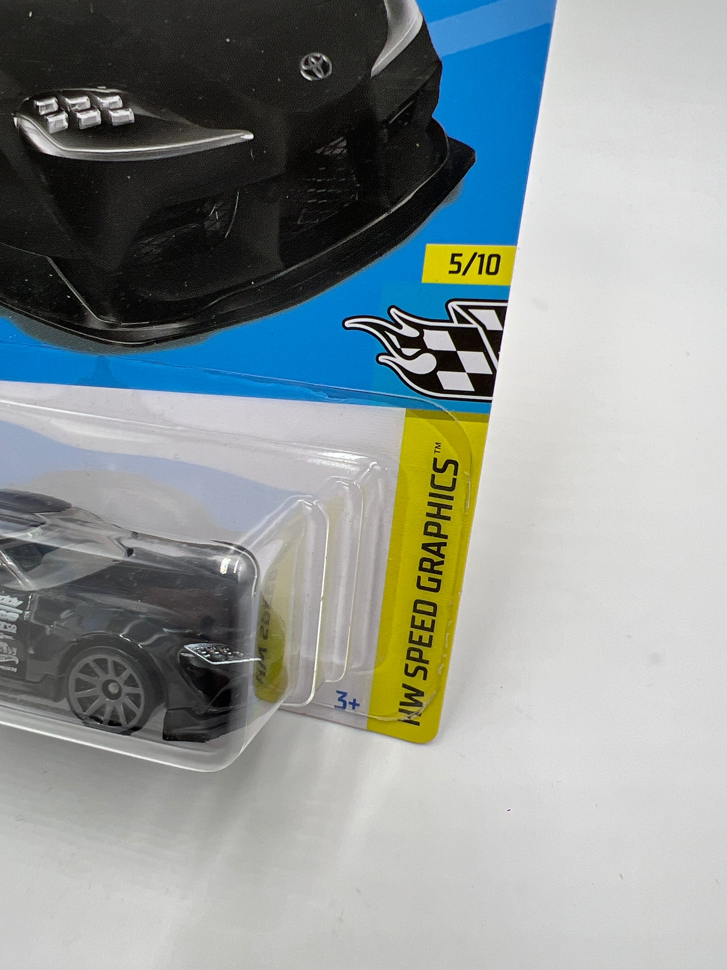 2022 Hot Wheels GameStop Exclusive #160 20 Toyota GR Supra Black W/Protector